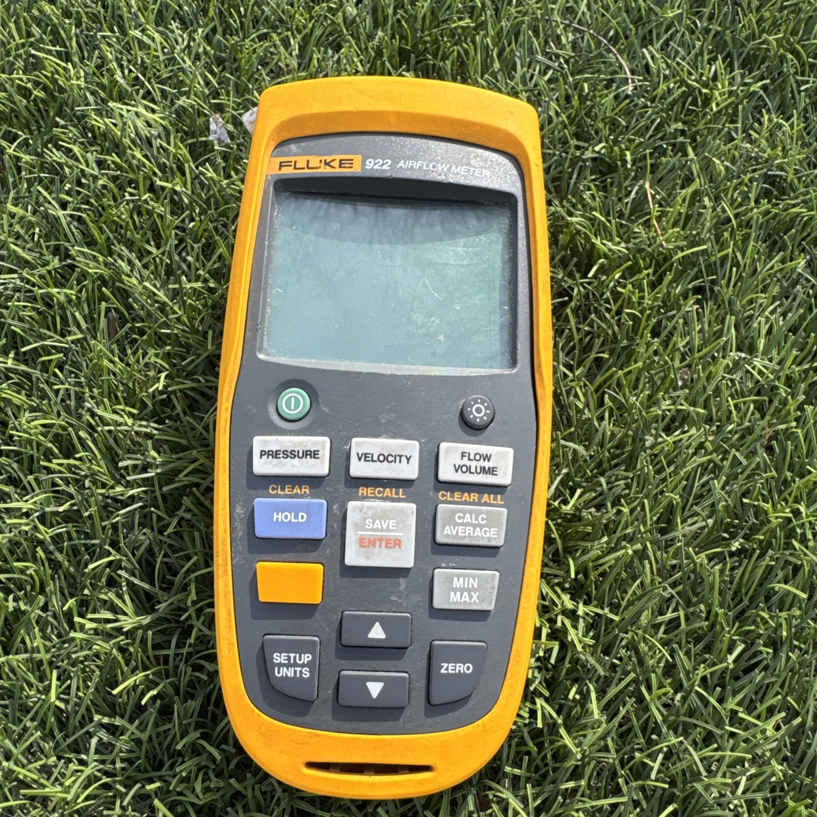 Fluke 922 Airflow Meter/Micromanometer Air Pressure Velocity Volume Temperature