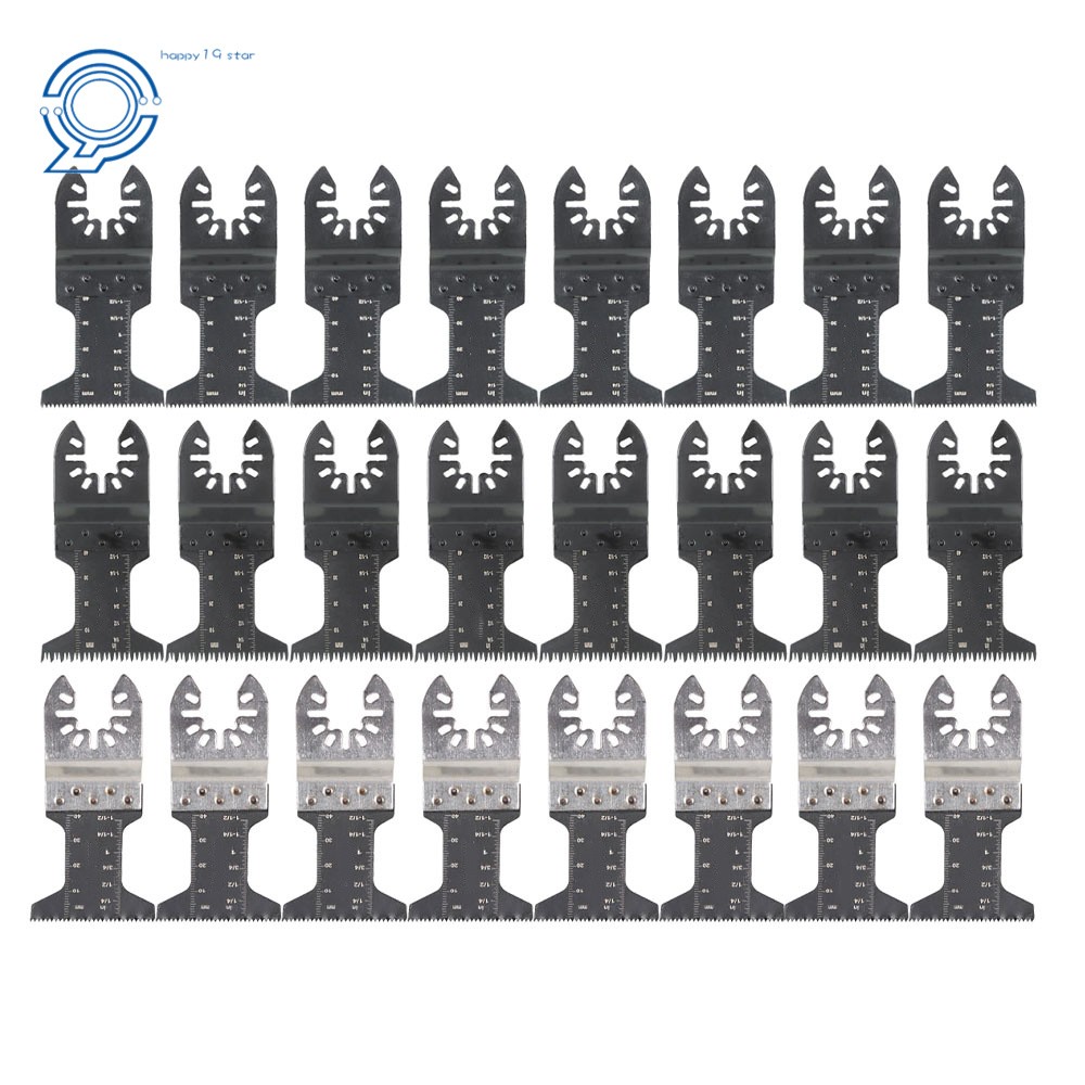 48 Piece Bi-metal Precision Tooth Oscillating Multi Tool Saw Blades