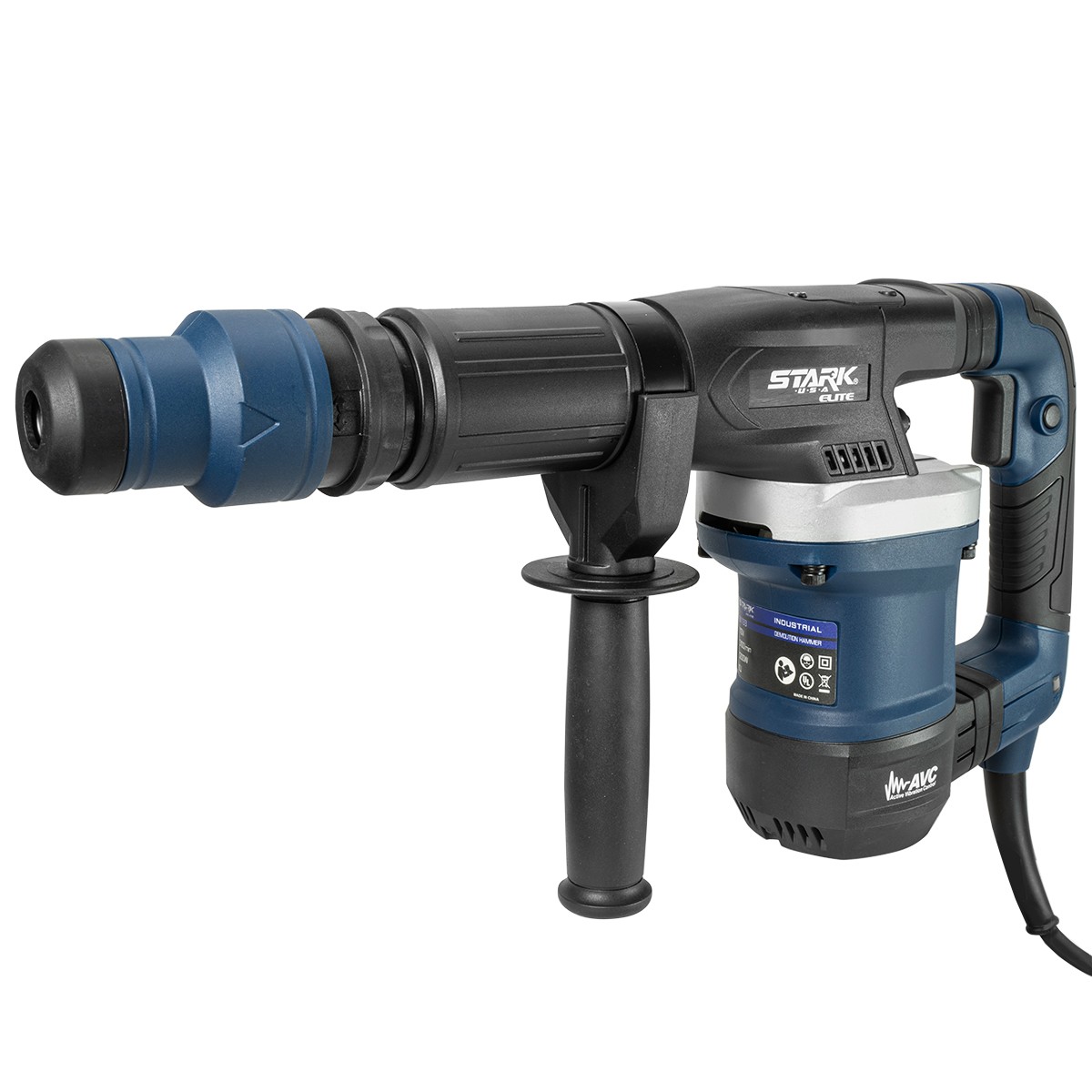 Stark USA 1200W Chipping Hammer SDS-Max Concrete Anti-Vibration Handle Chisel