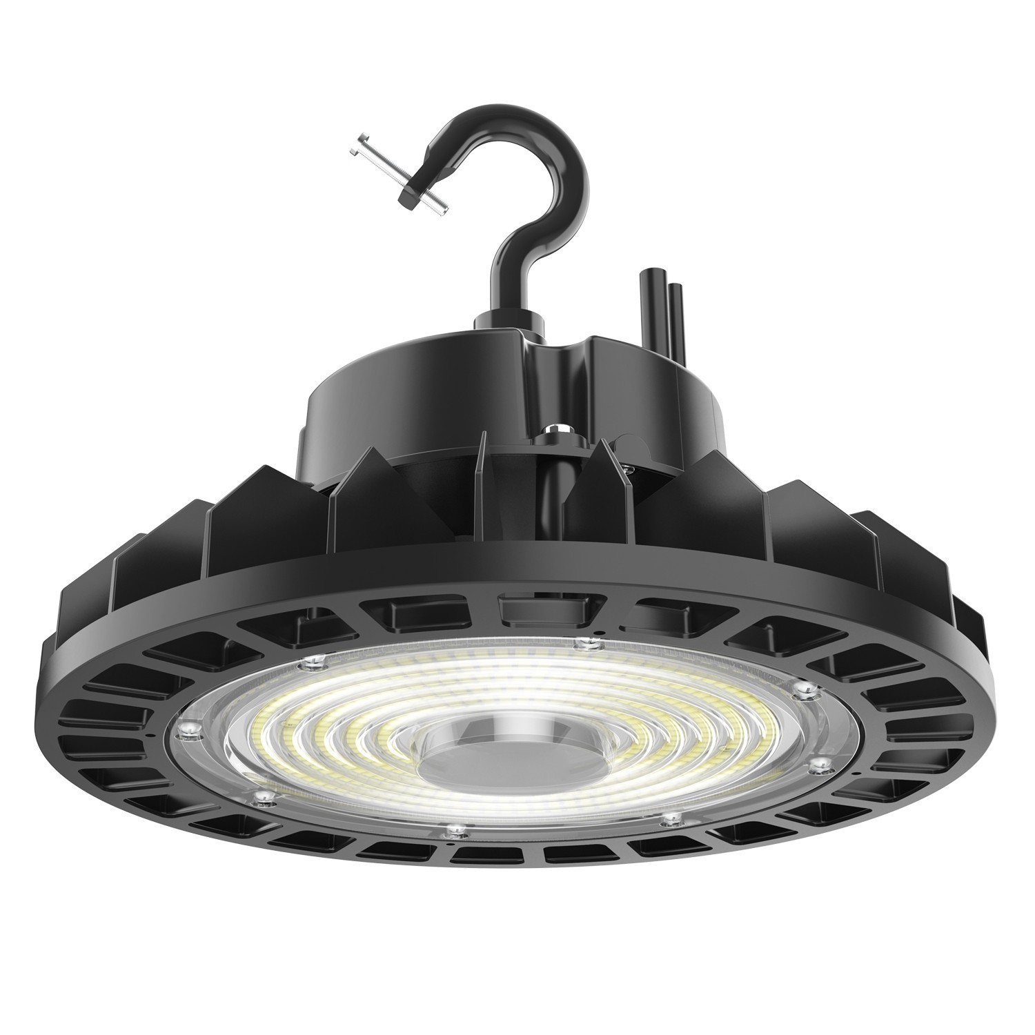 150W UFO LED High Bay Light 22,500lm Commercial Warehouse Garage Light Dimmable