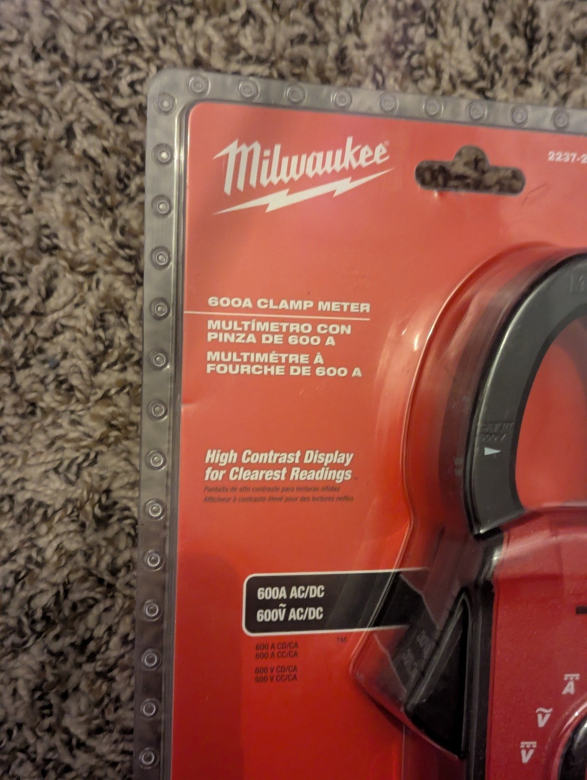 Milwaukee 2237-20 600 Amp AC/DC Digital Clamp Meter