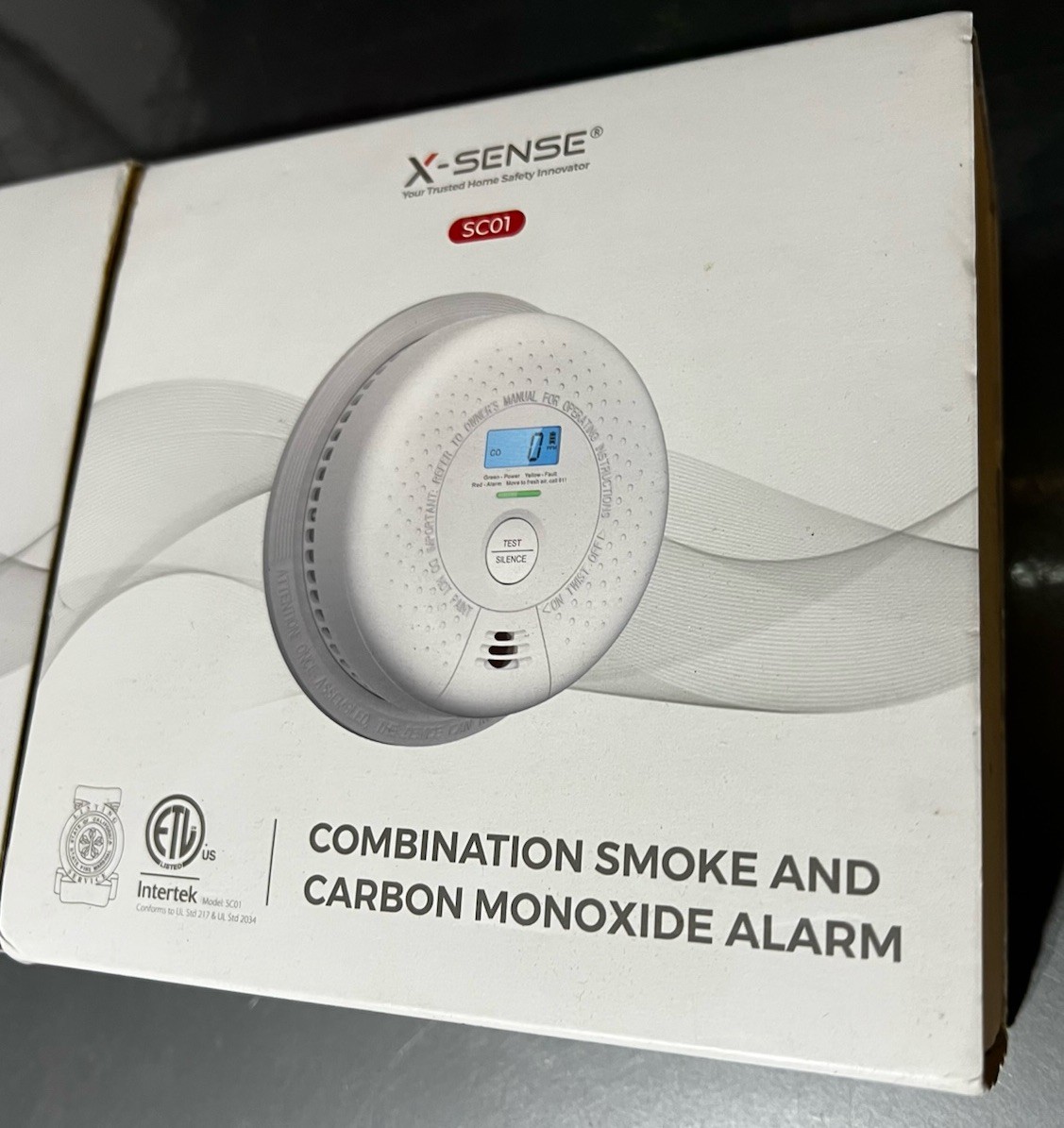X-Sense SC01 Smoke & Carbon Monoxide Detector New (Lot Of 2) New – FREE SHIP