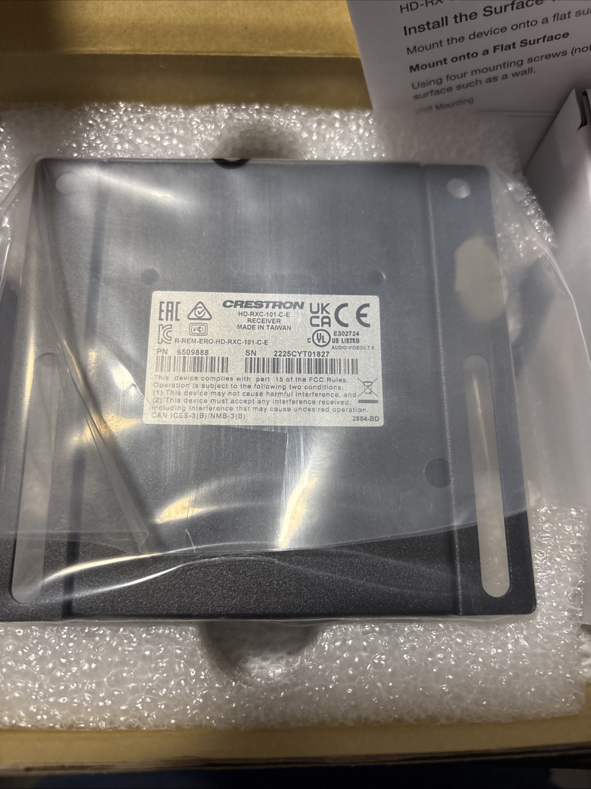 Crestron HD-RXC-101-C-E DM Lite – HDMI over CATx Receiver w/IR & RS-232 6509888