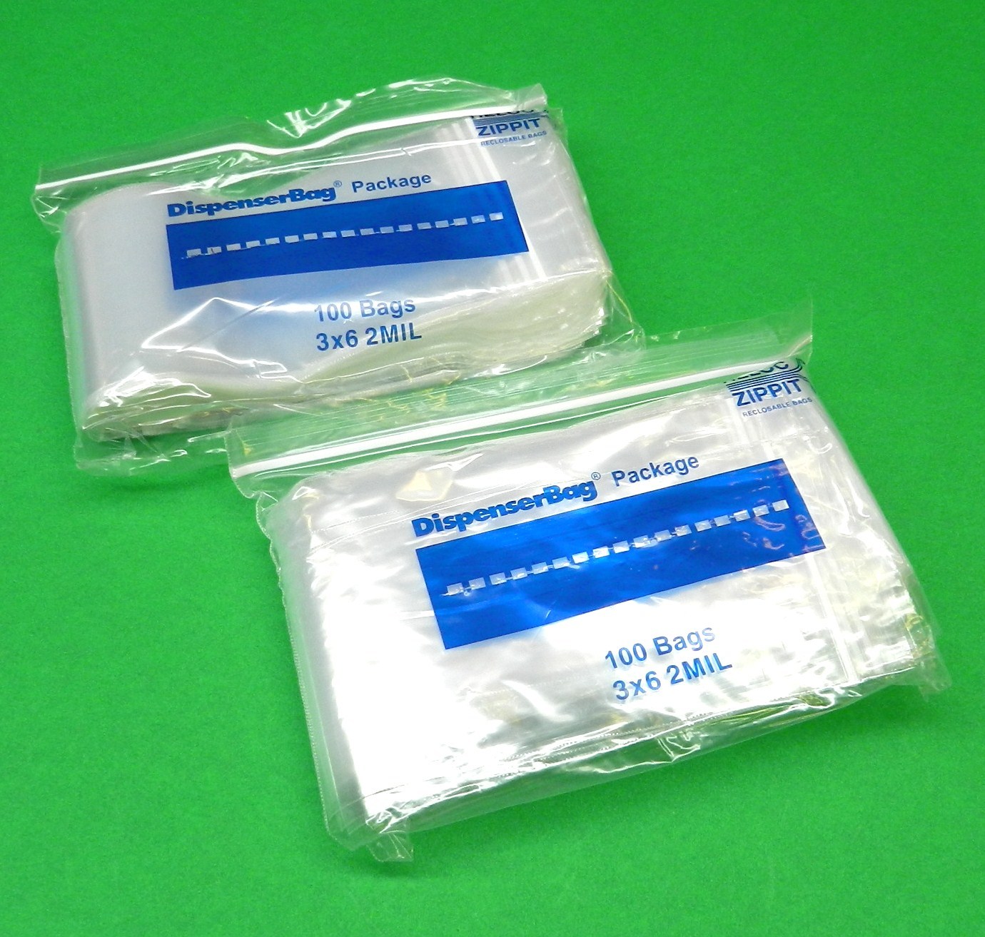 RELOC ZIPPIT Bags 2Mil Clear 3 x 6 Poly Zip Seal Lock Bag 200 RECLOSABLE 3″ x 6″