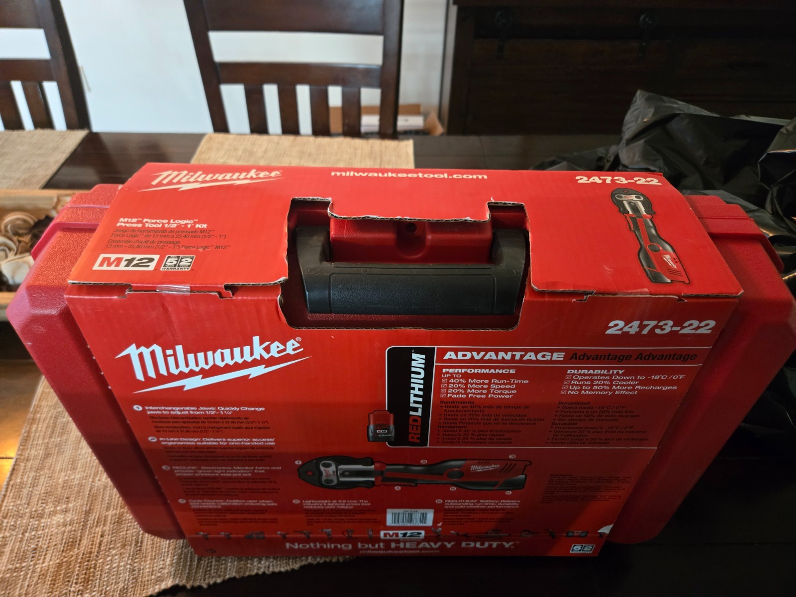 Milwaukee Tool 2473-22 M12 Force Logic Press Tool Kit W/Jaws