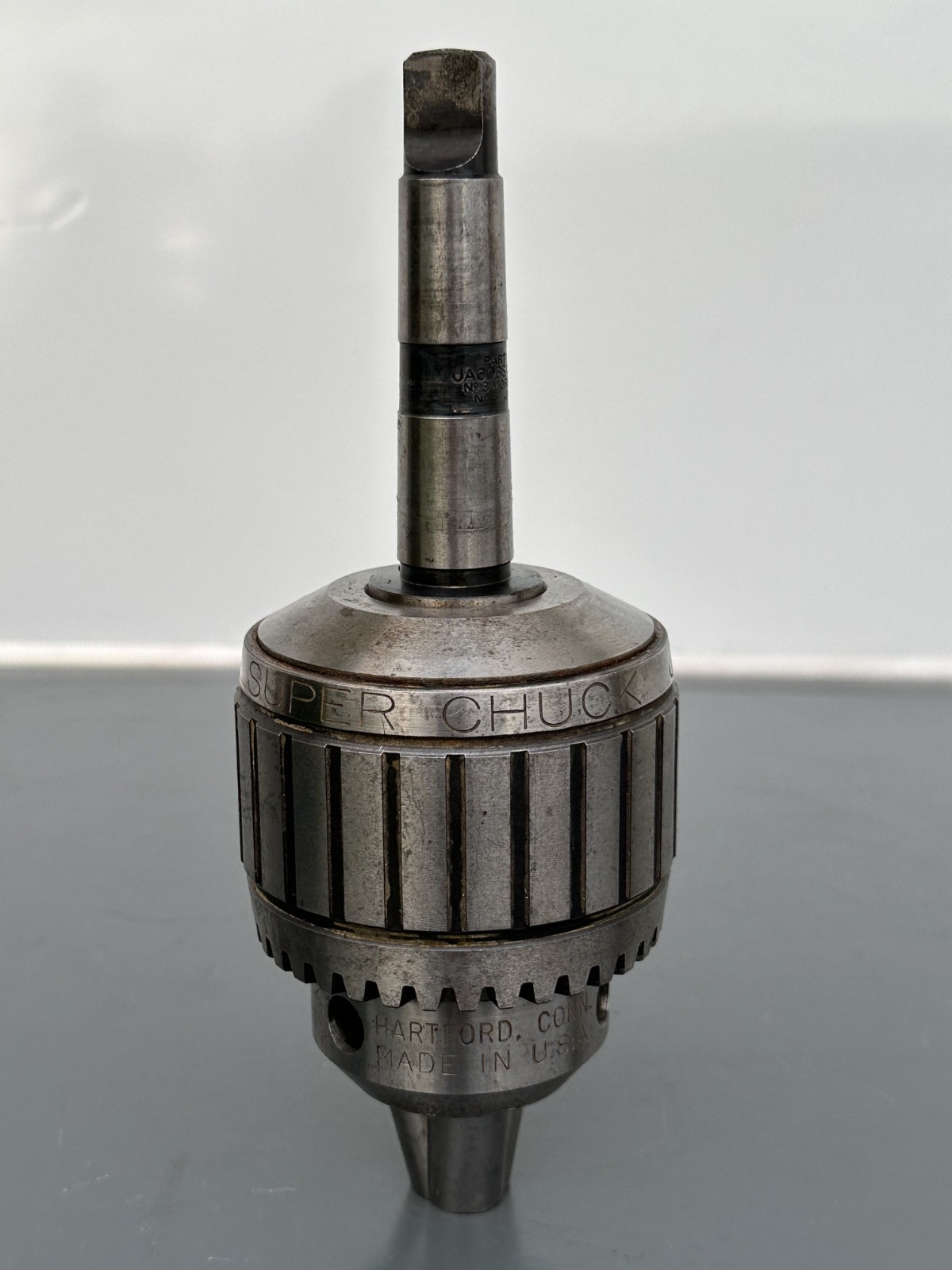 Jacobs 20N HD Ball Bearing Super Chuck 3/8-1″ Cap w/ MT3 Arbor