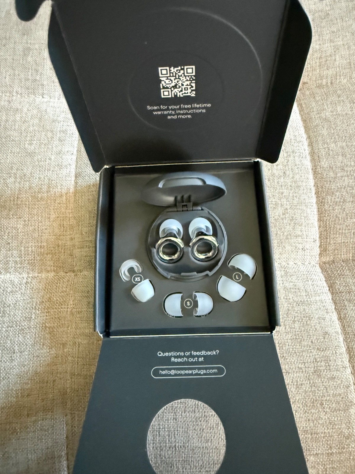 🎧 Loop Experience 2 Earplugs – SNR 17 / NRR 12db -Silver Open Box / New Content