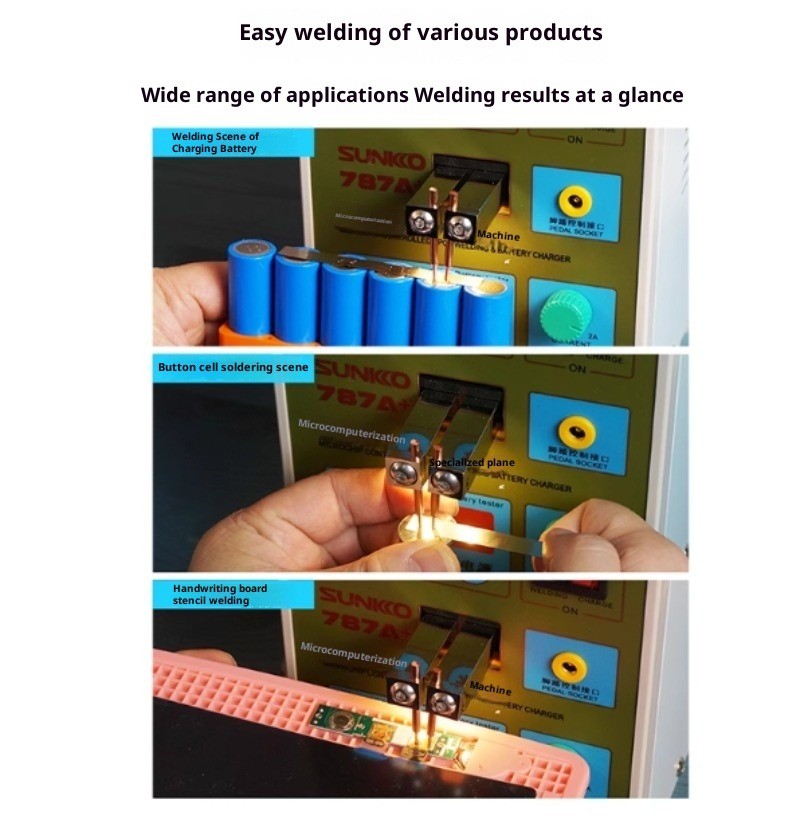 Small Precision Nickel Sheet Battery Spot Welder for Household Battery Welding