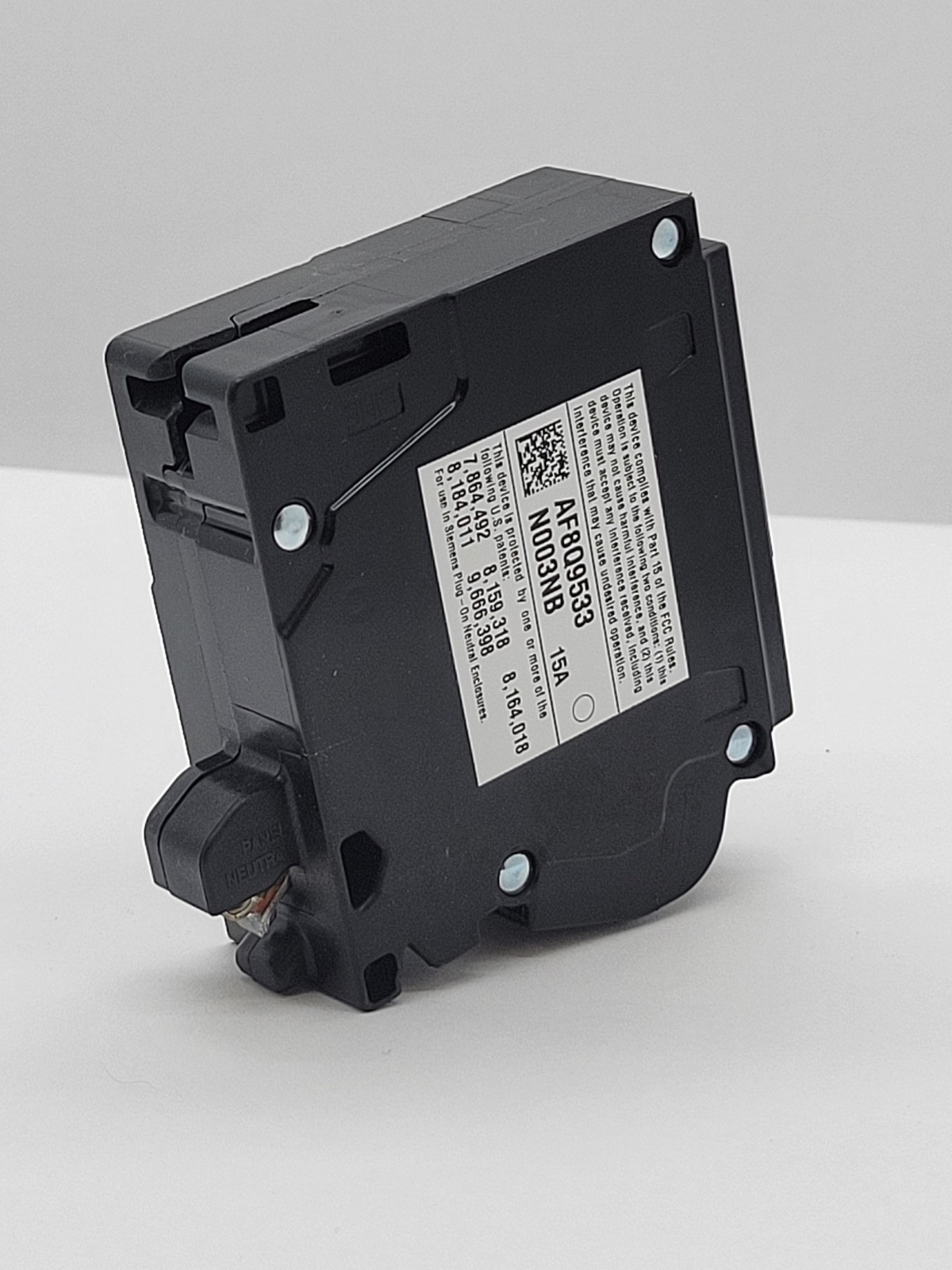 Siemens QA115AFCN Plug-In Circuit Breaker 15A 1P 120V 10KA AFCI CAFCI