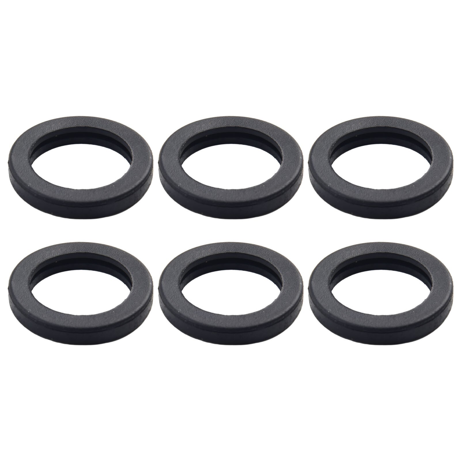 6pcs Gas Tank Gasket With U-seal Groove Metal Tank Gas Cap Gasket Spout Rubber