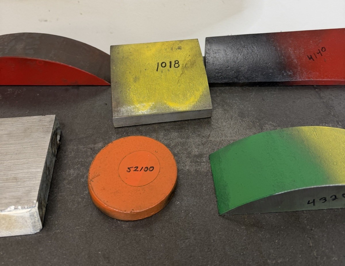 30.10 lbs Misc Carbon & Alloy Steel Cutoff Lot – Mixed Grades (6 PC LOT)