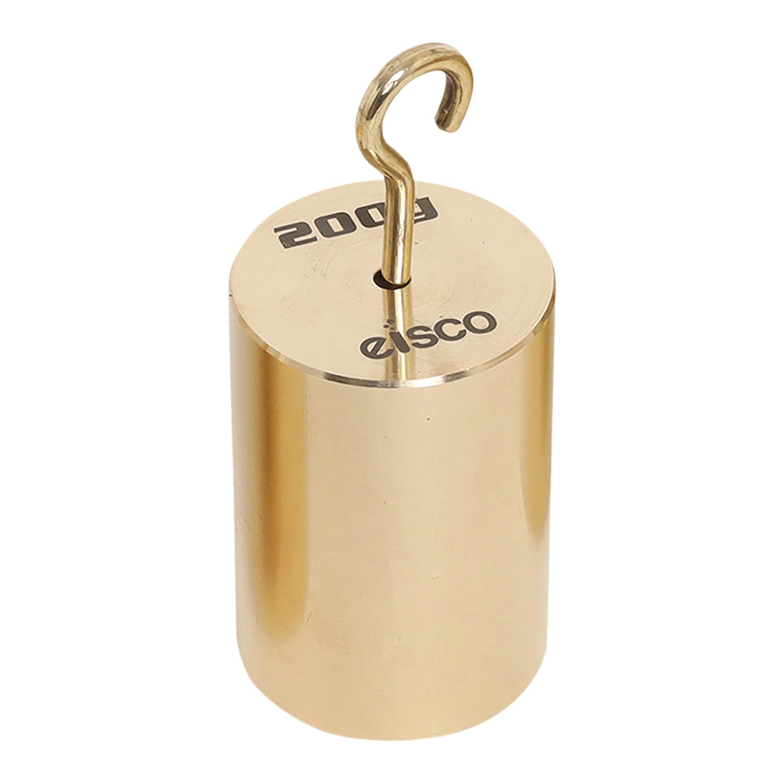 Double Hooked Weight Brass 200 Grams 0.44 Lbs Labs Science Scale Tool