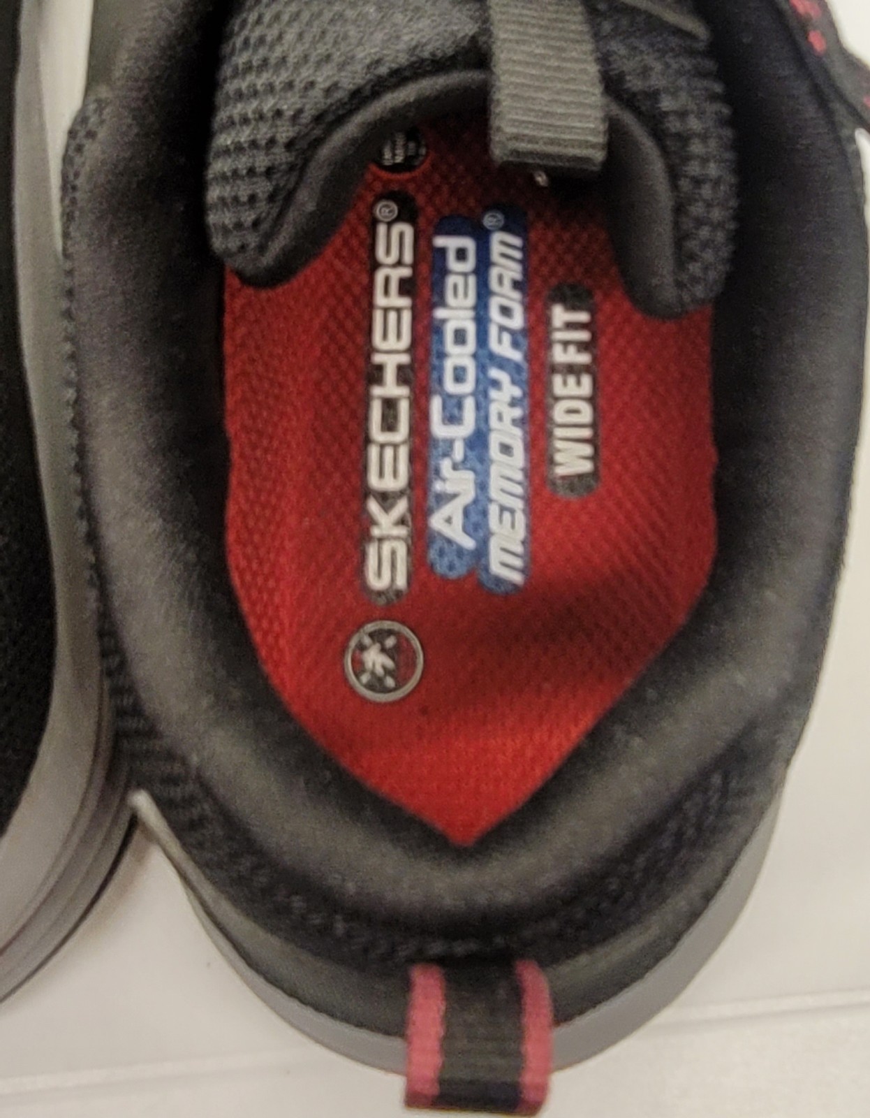 Skechers Work Women’s Size 9 Lace Up Shoes Black Safety Toe Wide Fit