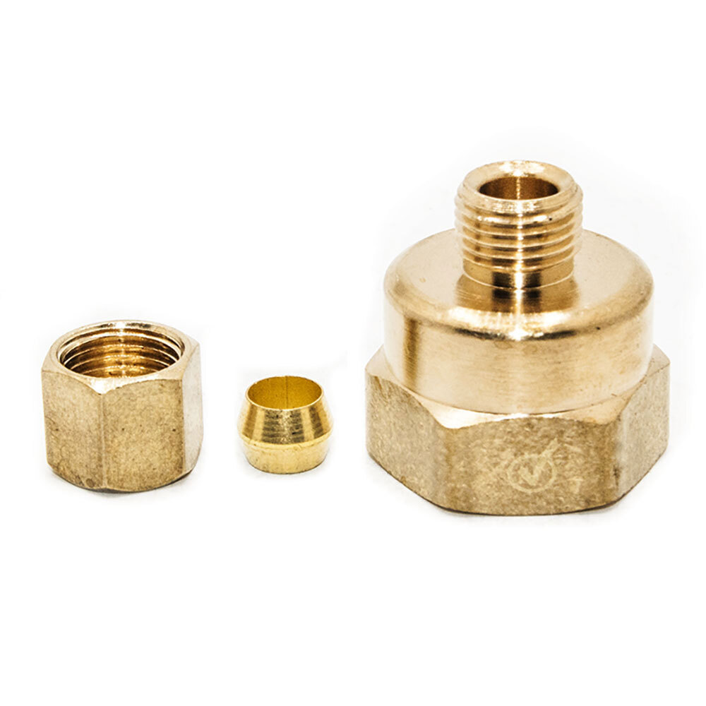 Thrifco 6966019 #66 5/8 Inch x 3/8 Inch Lead-Free Brass Compression FIP Adapter