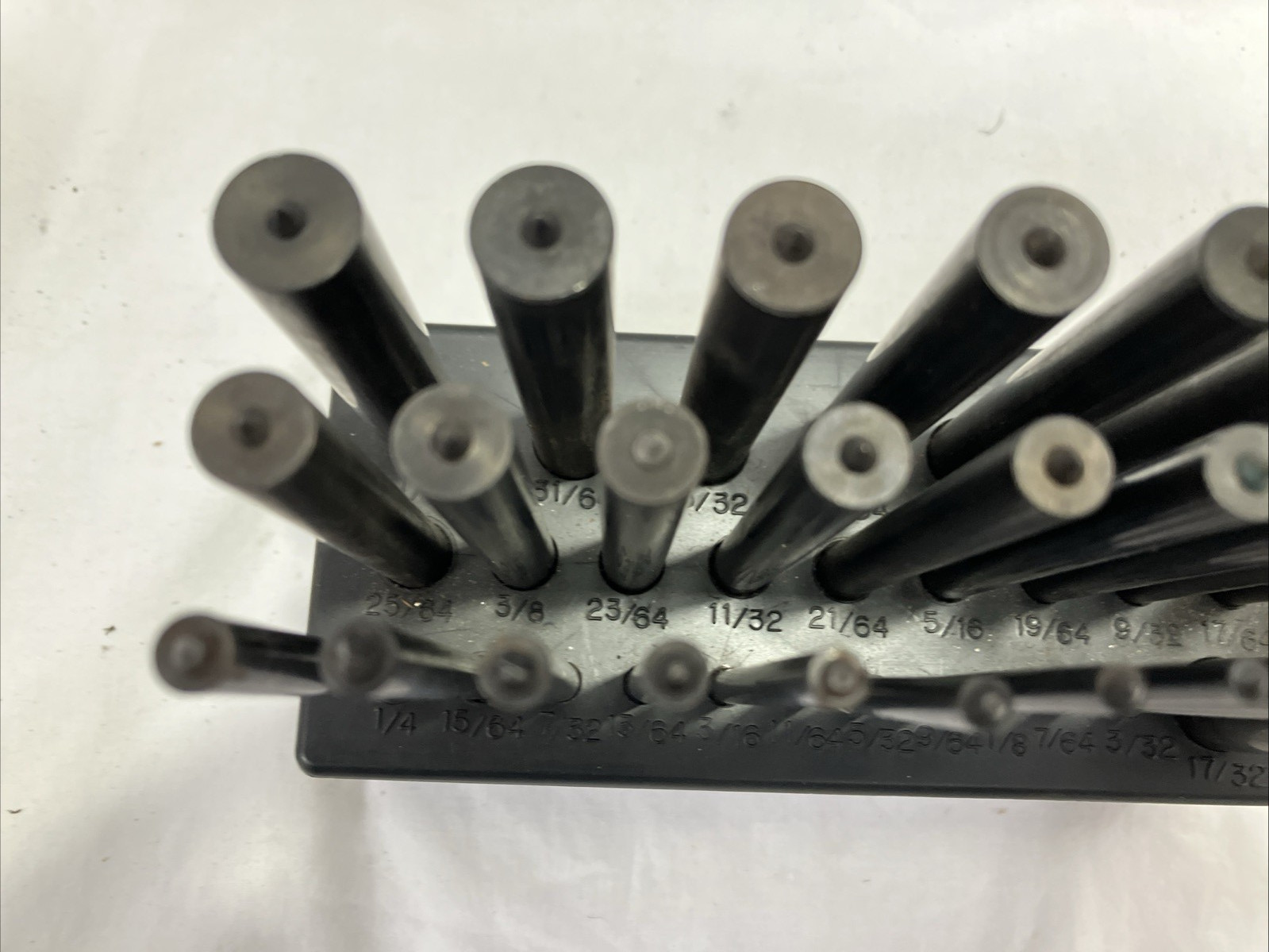 28 Pcs Transfer Punch Set 3/32” To 17/32 Made In Japan