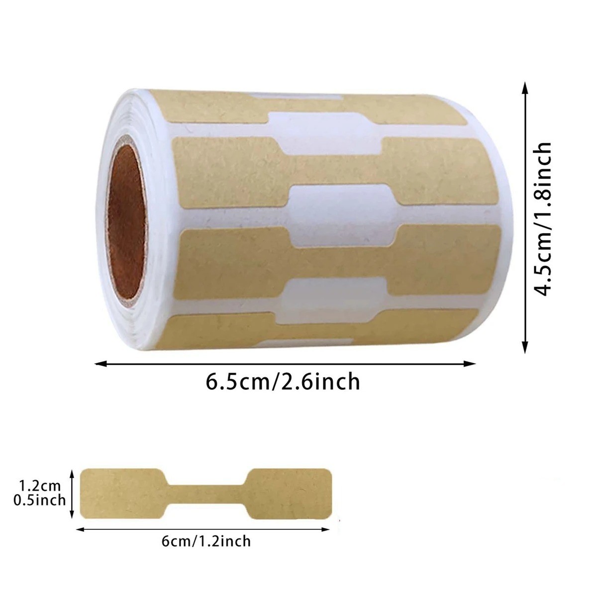 500Pcs Jewelry Tags Roll Price Identify Jewelry Price Tags Stickers Labels Ring