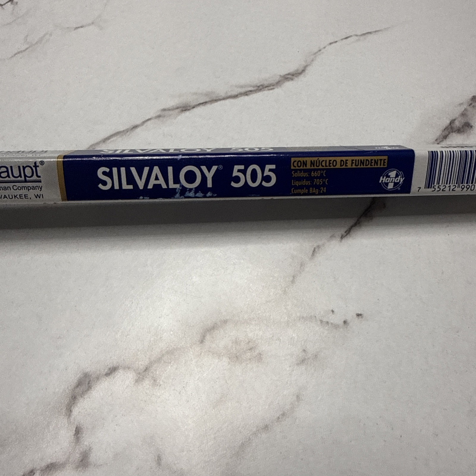Lucas Milhaupt Silvaloy 505 8 Flux Cored Rods Solder Sticks 99076