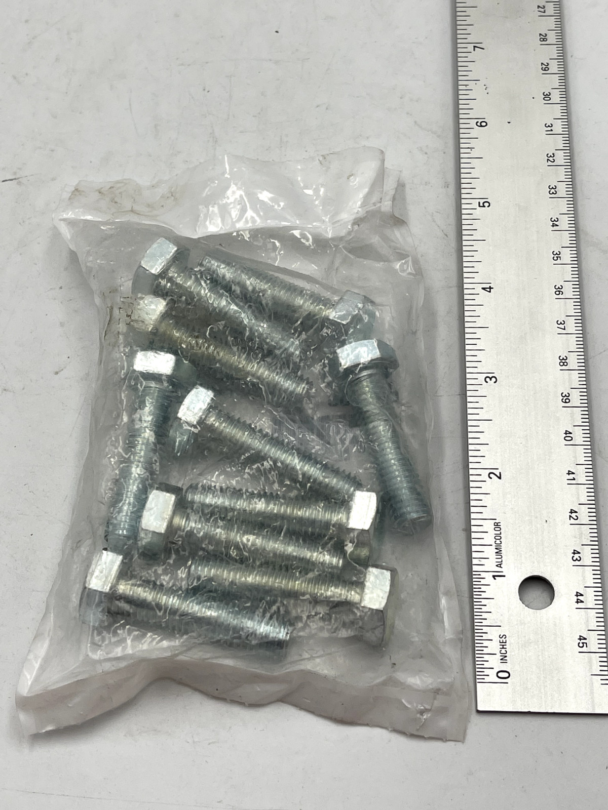 Hex Head Cap Screw: M10x1.5, 40.00 mm Length, Grade 10.9 Steel, Zinc (10 Pack)