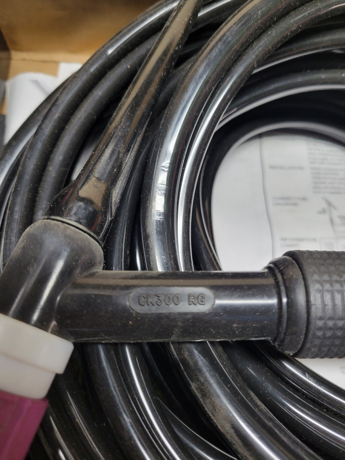 CK Worldwide Ck300 RG TIG TORCH 25FT 350AMP Tri-flex Cable AC/DC