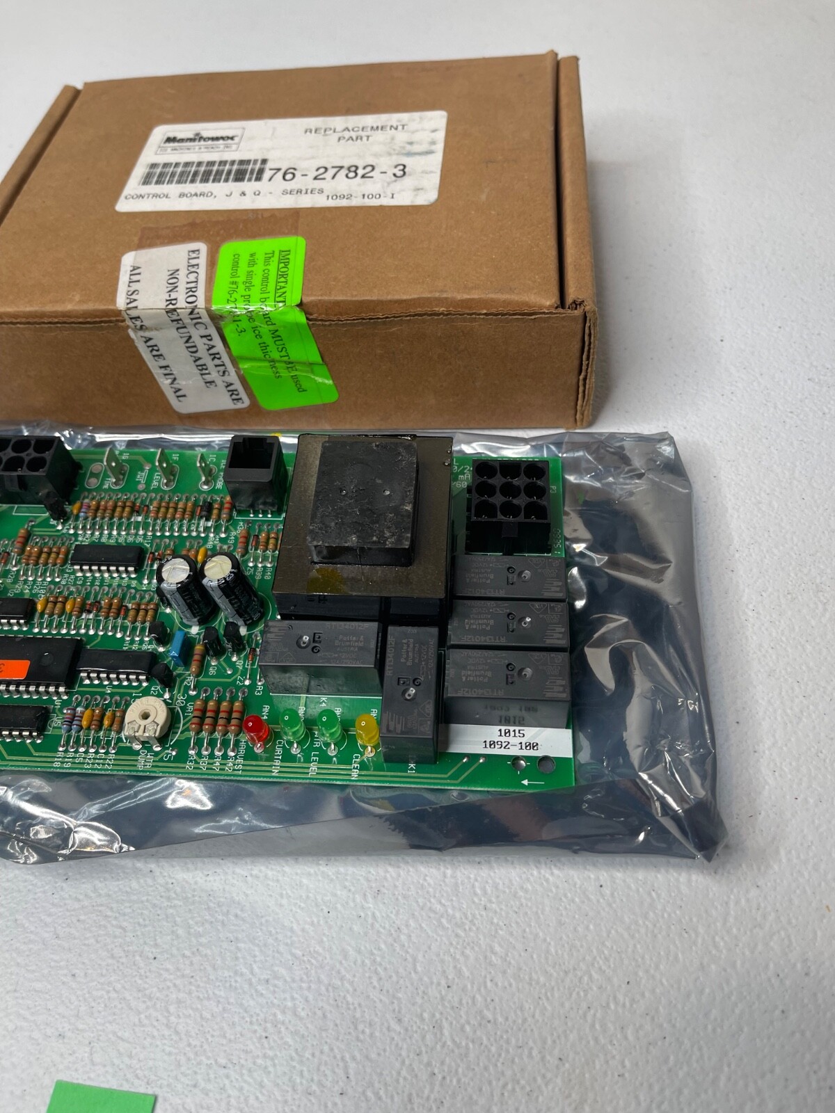 Manitowoc 1092-100-I 76-2782-3 Ice Maker Control Board