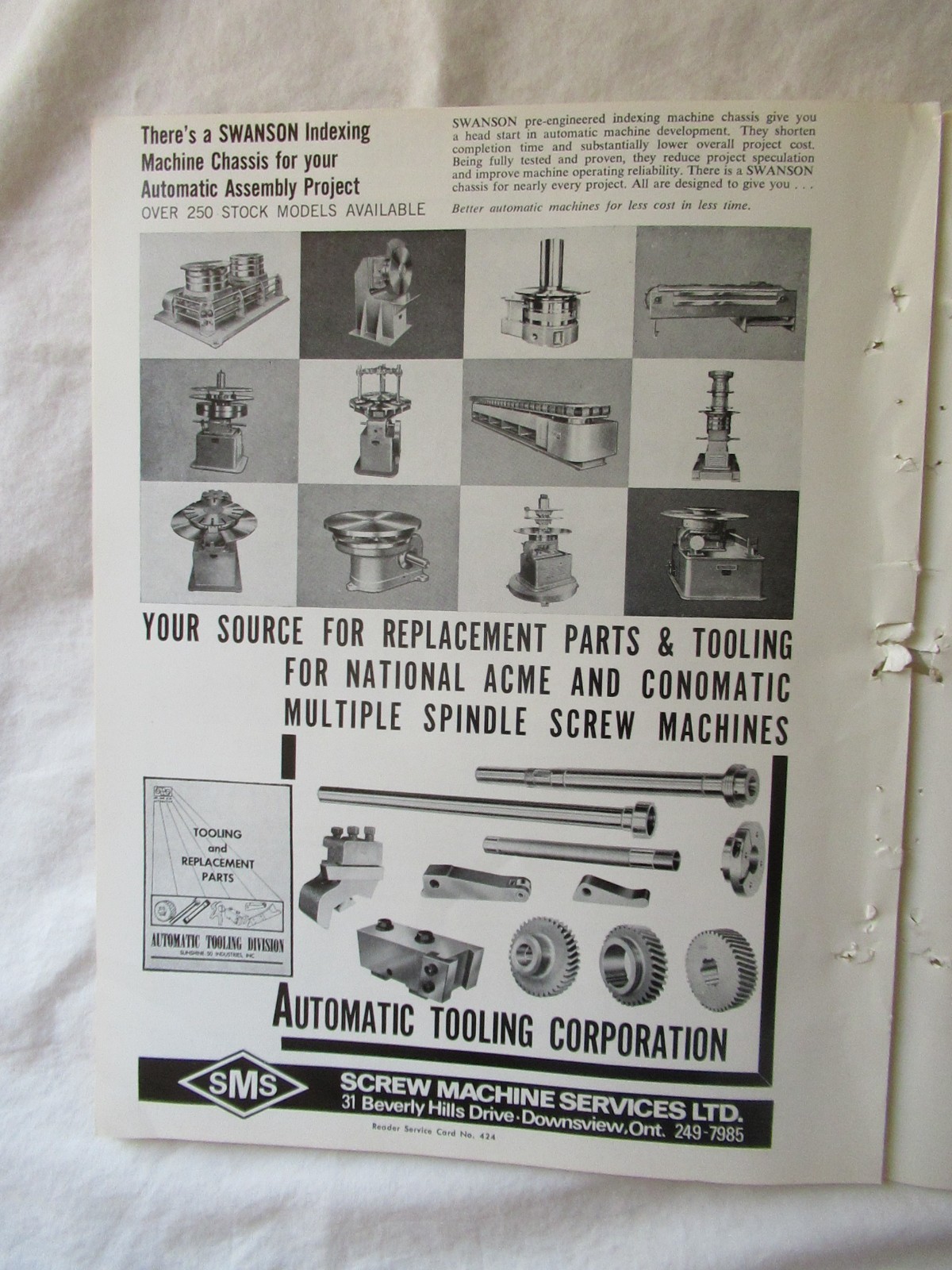 Industrial Machine Tools and Equipment Brochure Lathes Chucks Detroit Tap Tool