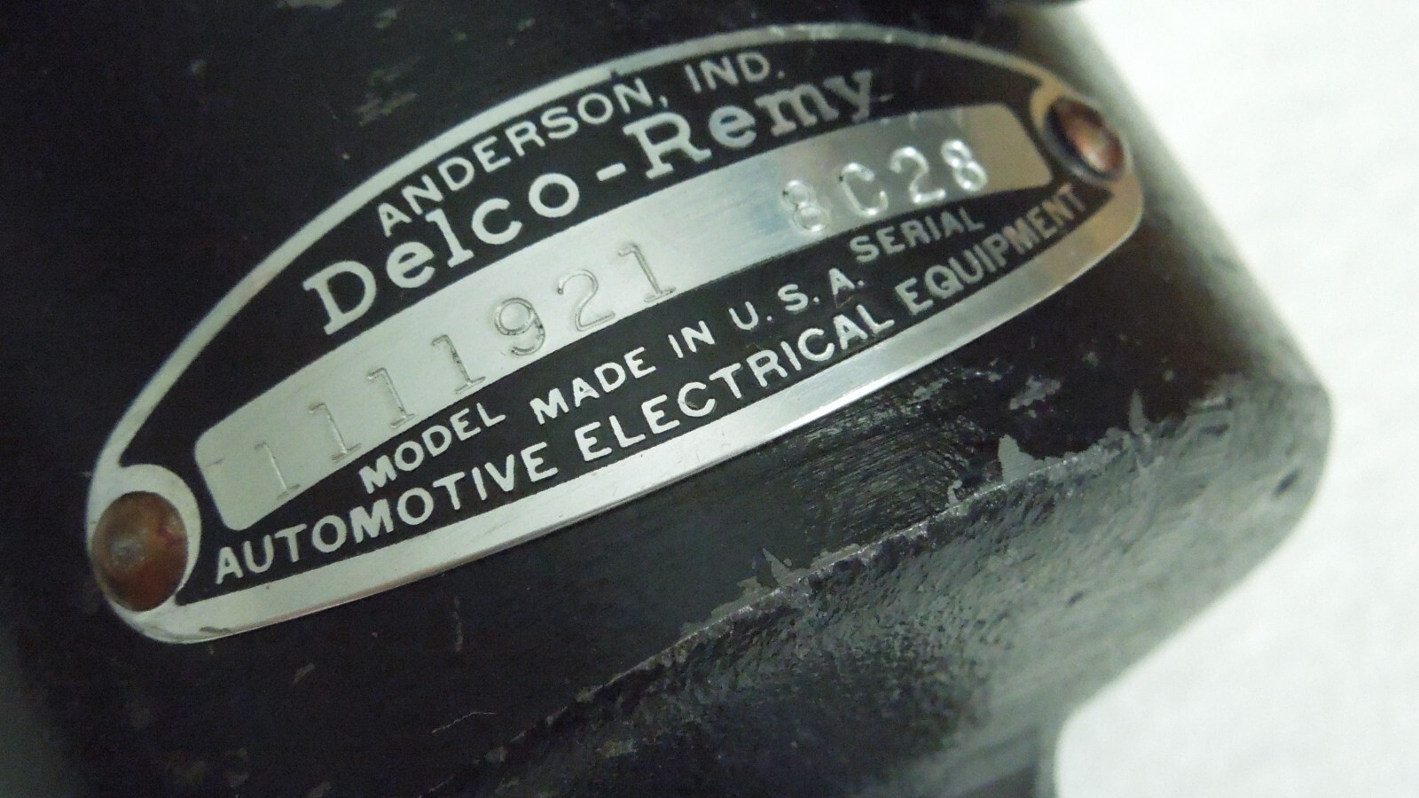 VINTAGE DELCO REMY MODEL 1111921 DISTRIBUTOR BAKER FORKLIFT FJF-060 6 CYL