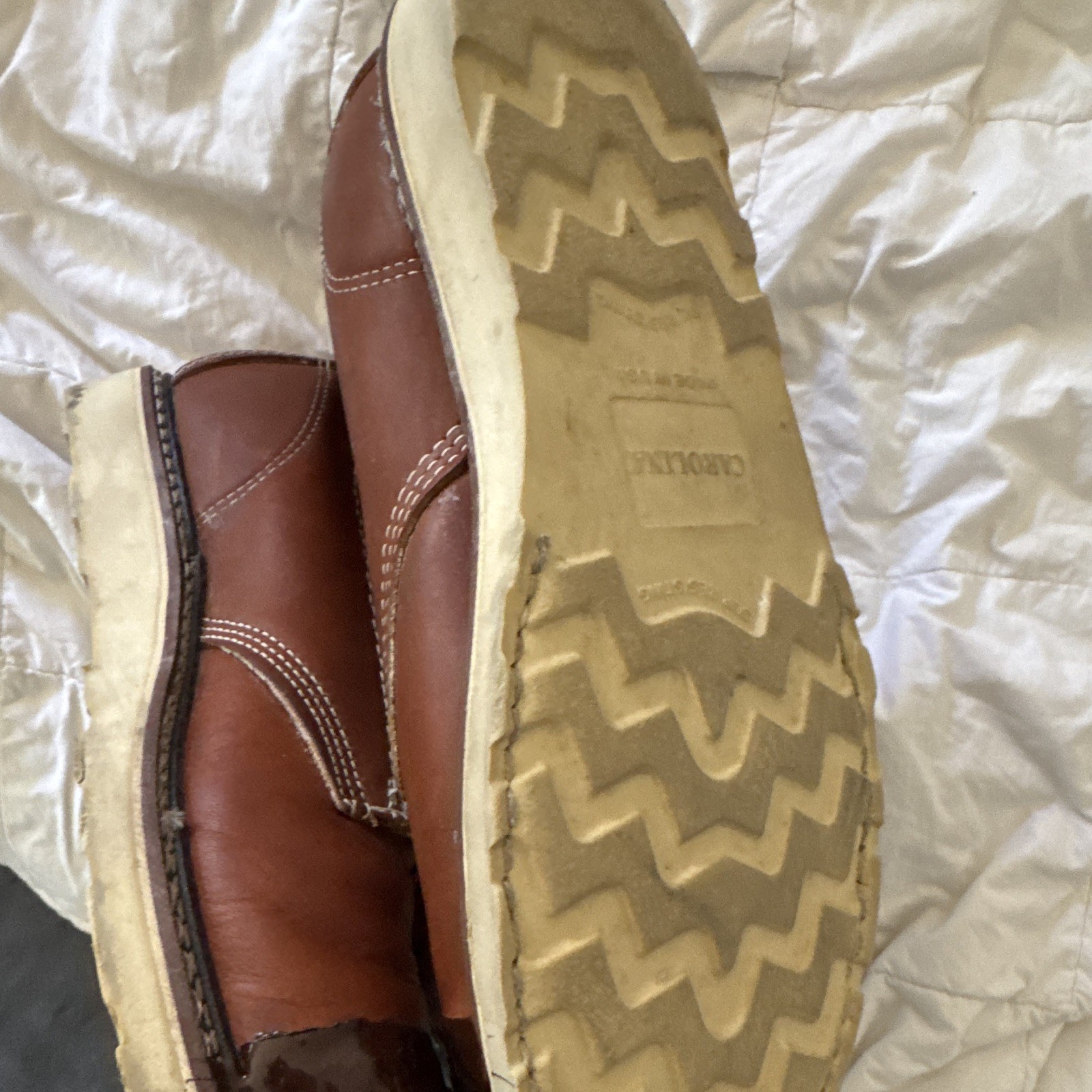 Carolina round toe boots men’s 11