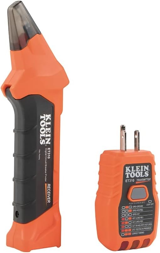 80016 Circuit Breaker Finder Tool Kit with Accessories,GFCI Outlet Tester,2 PCS