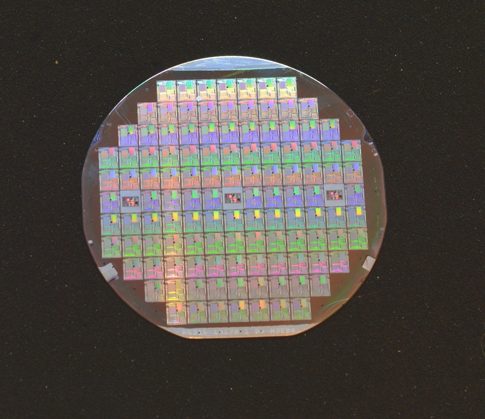 Historic 1983 Rockwell silicon wafer of Microprocessors made in USA – with case