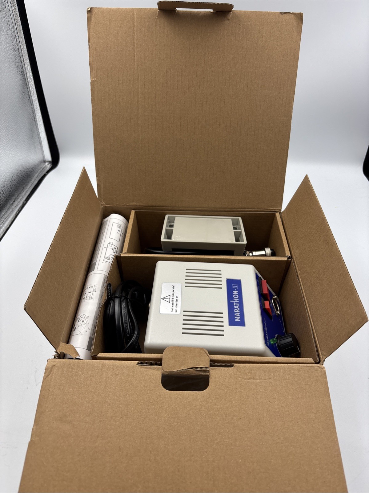 Dental Lab MARATHON-III Micromotor 35K RPM Polisher Grinder Incomplete Set NewOB