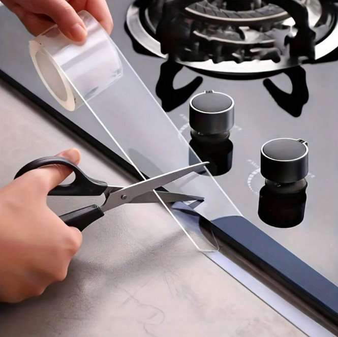5m Self-Adhesive Waterproof Caulk Strip for Sink, Tub & Kitchen Countertop