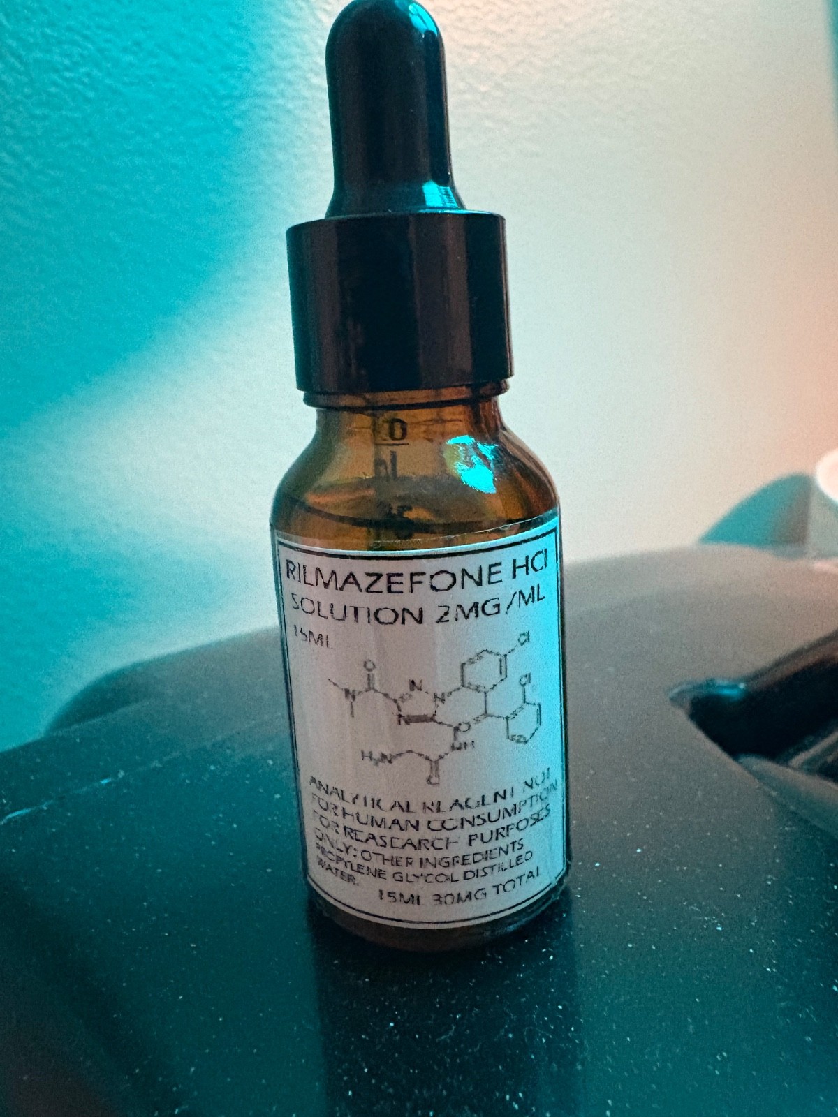 gas chromatography reference sample Rilmazefone 15ml/30mg Amber bottle HPLC REF.