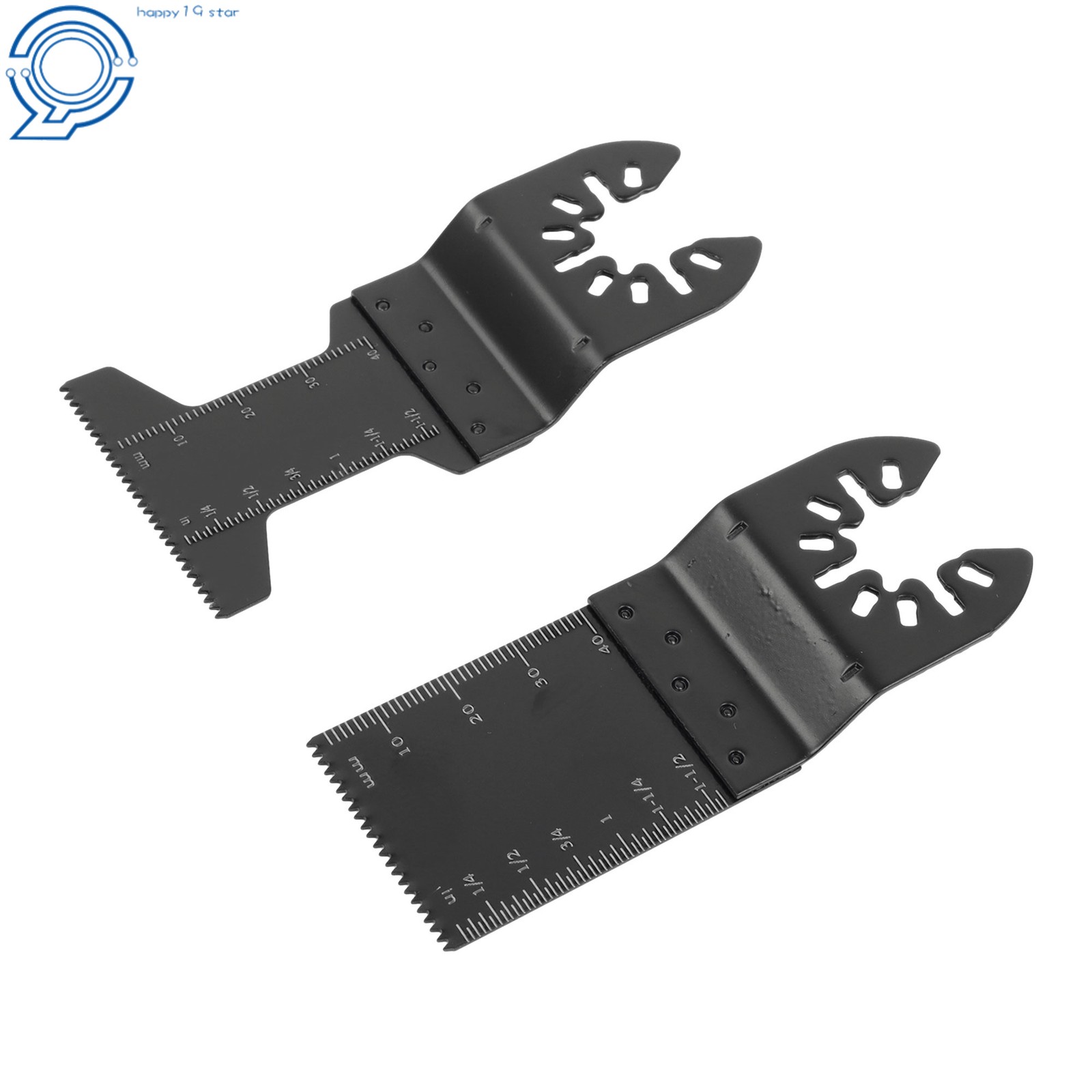 50-Piece Universal Oscillating Saw Blades 34mm & 44mm Multi Tool Blades Kit