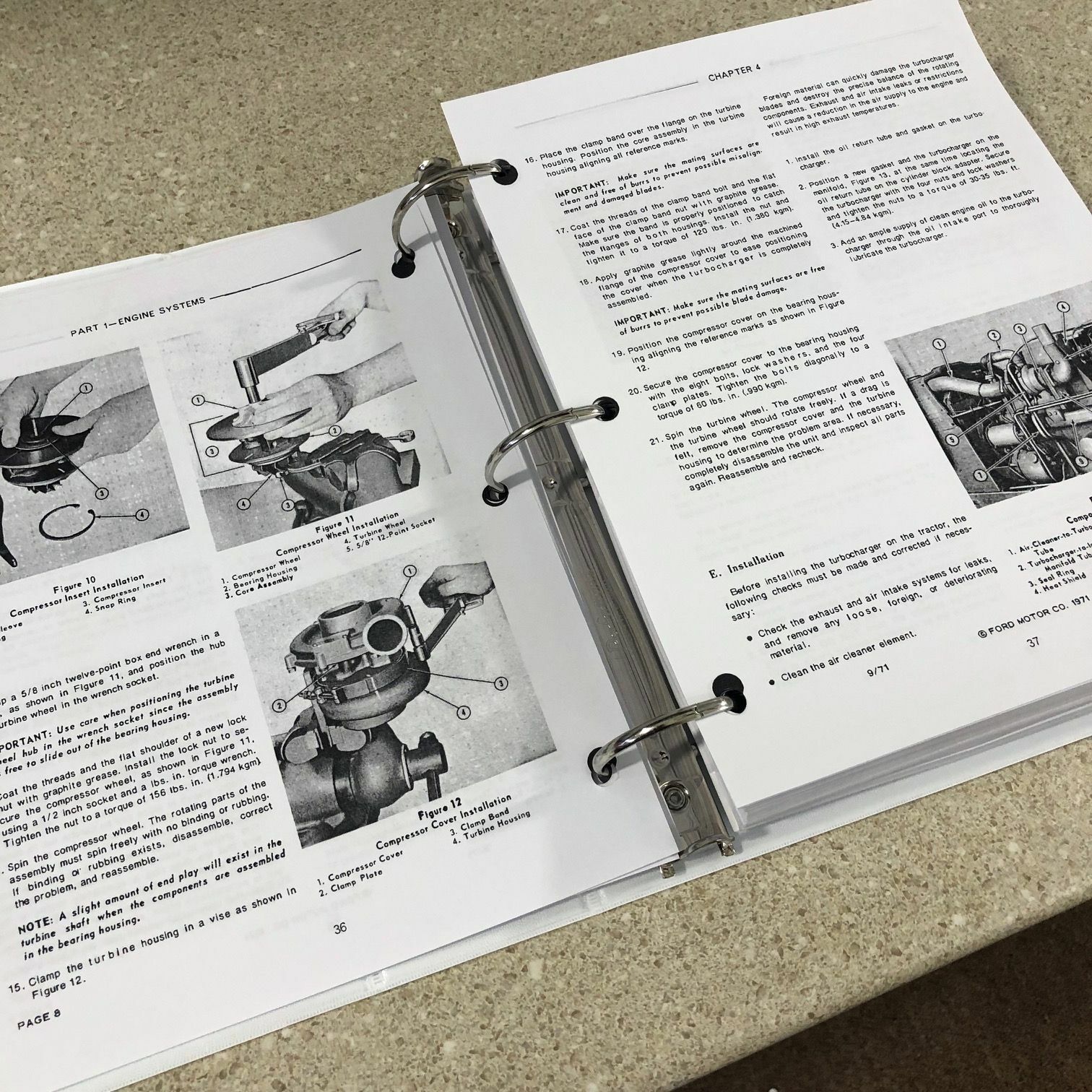 3000 Ford Tractor Technical Service Shop Repair Manual HUGE 948pgs COLOR charts