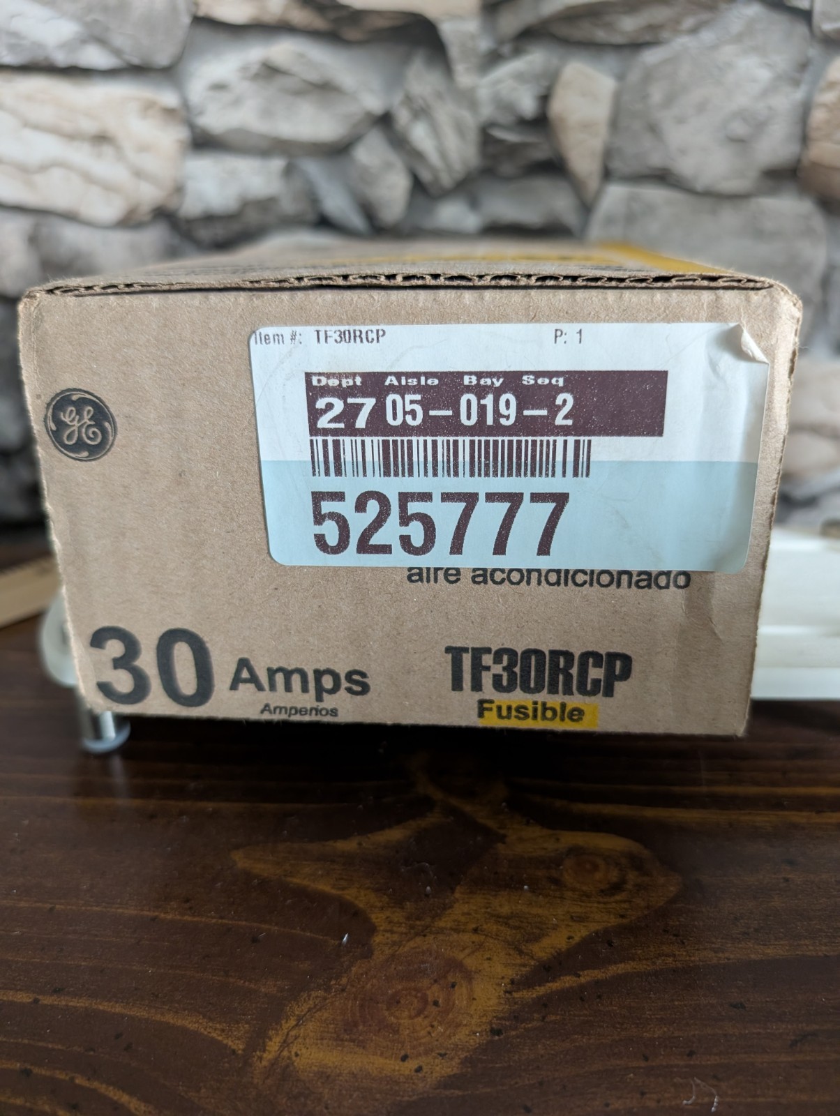 Genuine GE Air Conditioner Disconnect TF30RCP 30 Amps Fusible NEW Boxed