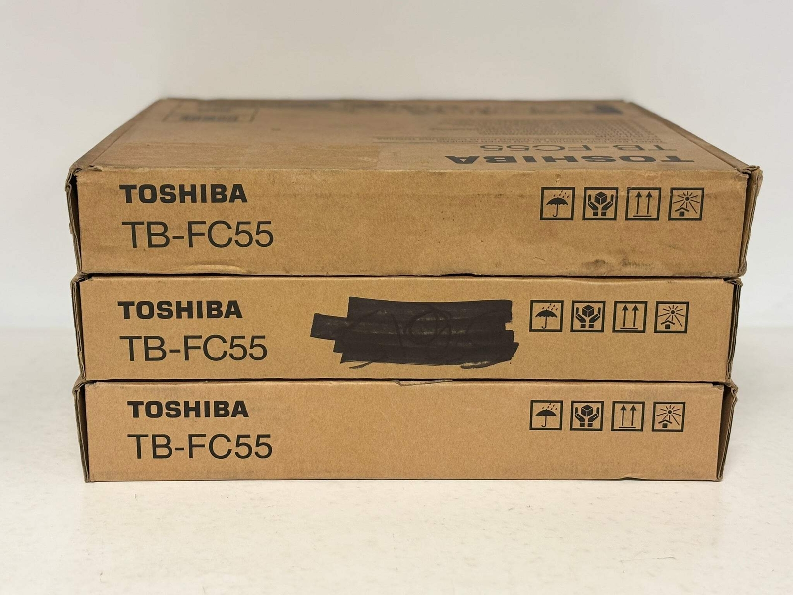 3 OEM Toshiba E5506AC,5508A,5516AC,6570 Waste Toner Container TBFC55 (TB-FC55)