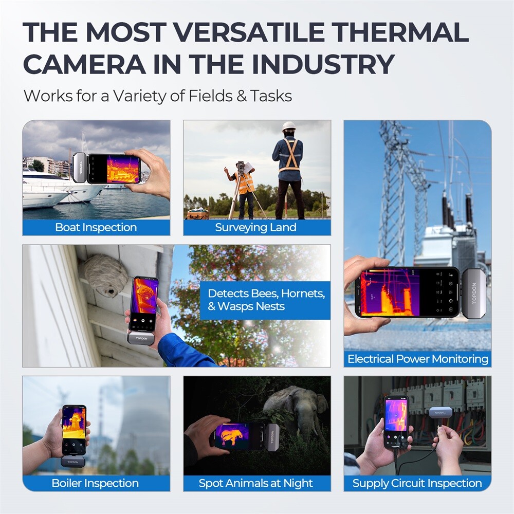 TOPDON TC002 iOS Thermal Imaging Camera – Apple iOS (Lightning)