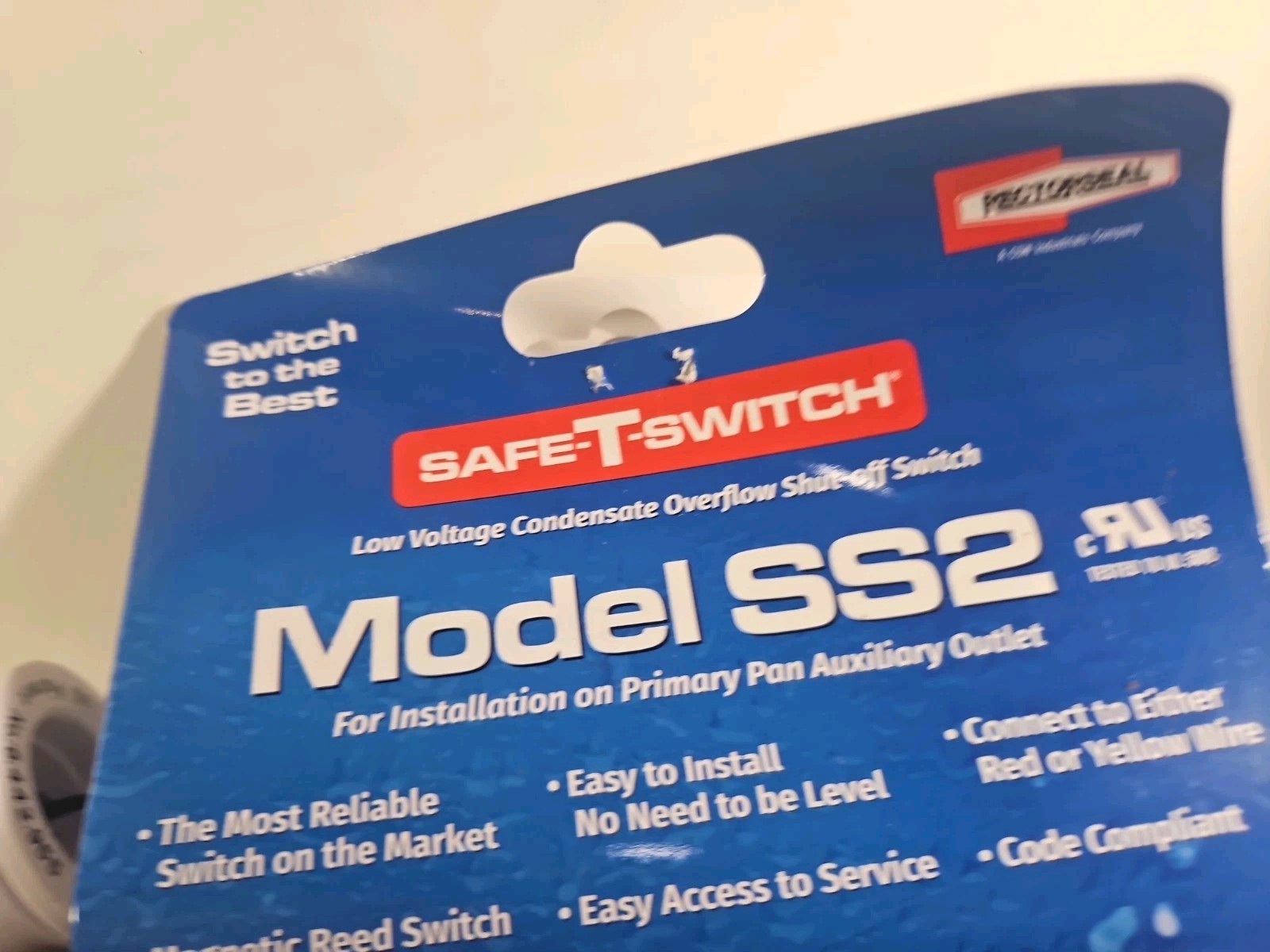 RectorSeal Safe-T-Switch SS2 Low Voltage Condensate Overflow Switch