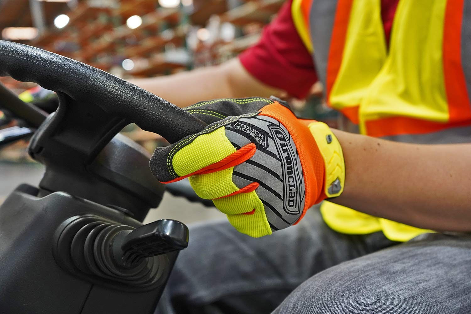 Command Pro Work Gloves; Touch Screen Gloves Conductive Palm and Fingers, All…
