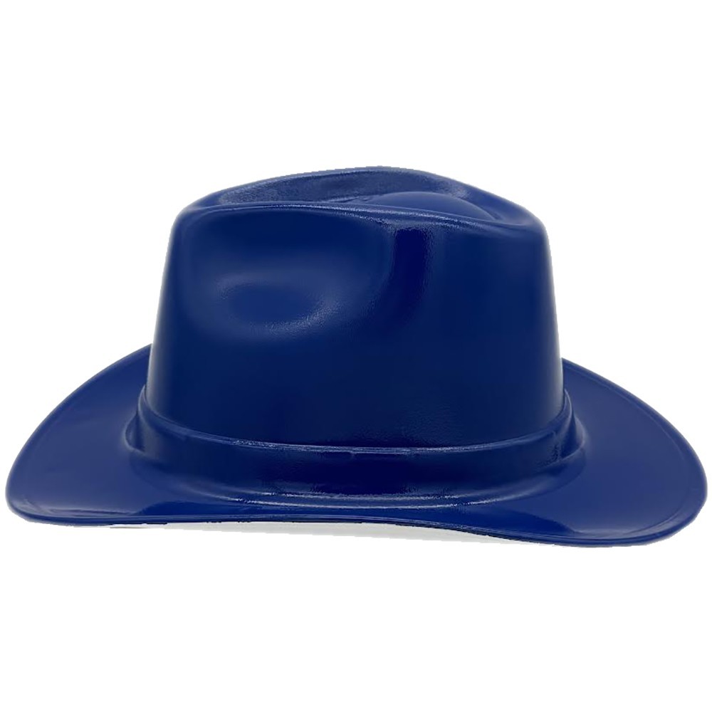 Occunomix Western Cowboy Hard Hat with Ratchet Suspension in Royal Blue