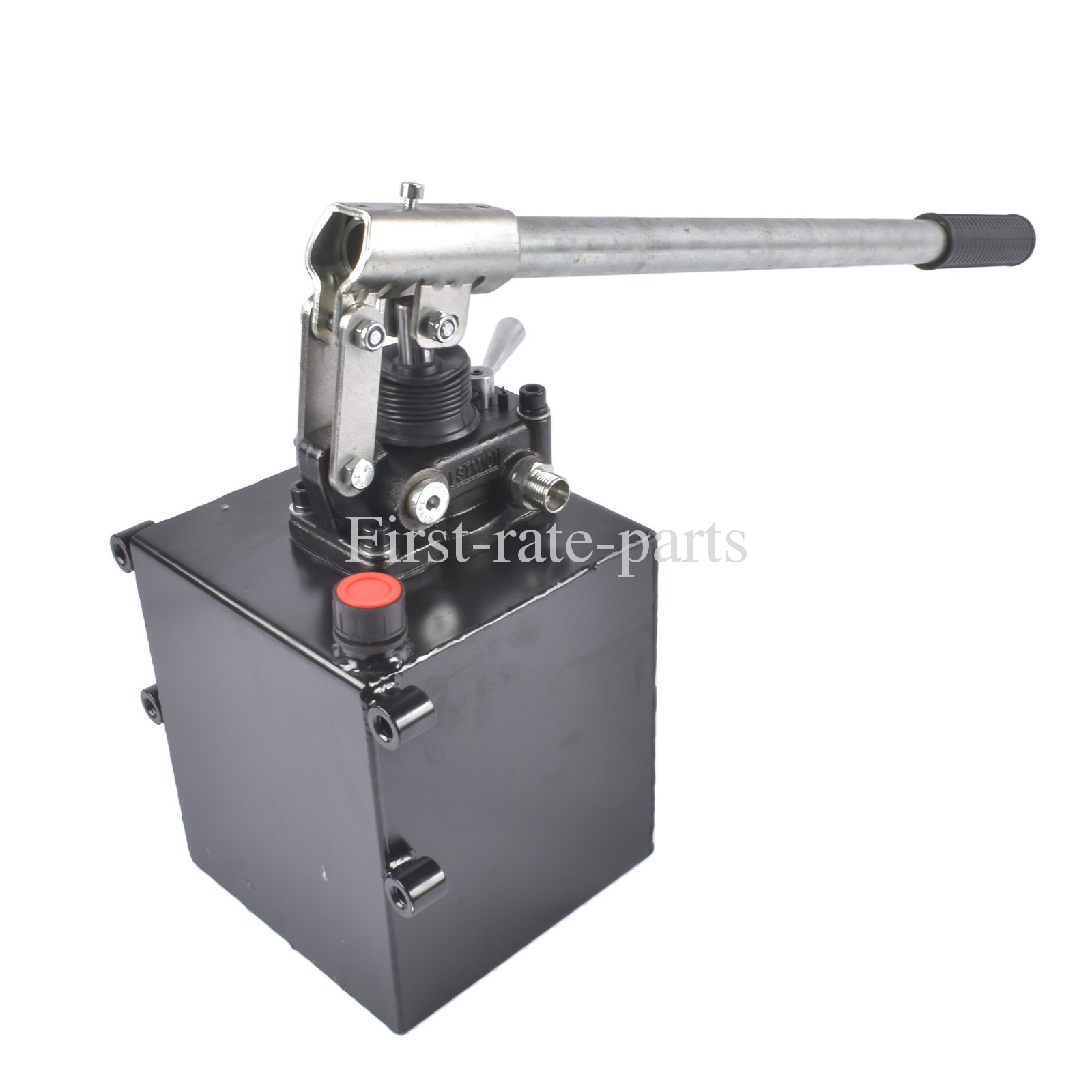 3600 PSI Hydraulic Hand Pump with 5 Quart Reservoir Double Acting 1.5 CID