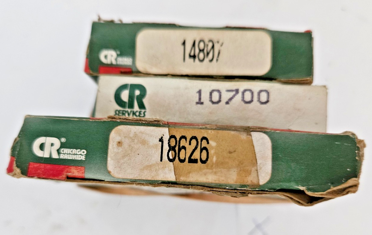Chicago Rawhide 18626, 10700, 14807 Oil Seals (Lot of 3)