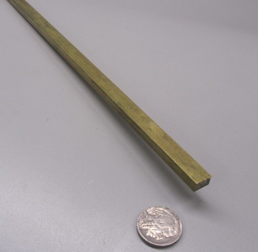 360 Brass Flat Bar 1/4″ Thick x 3/8″ Wide x 60.0″ Length