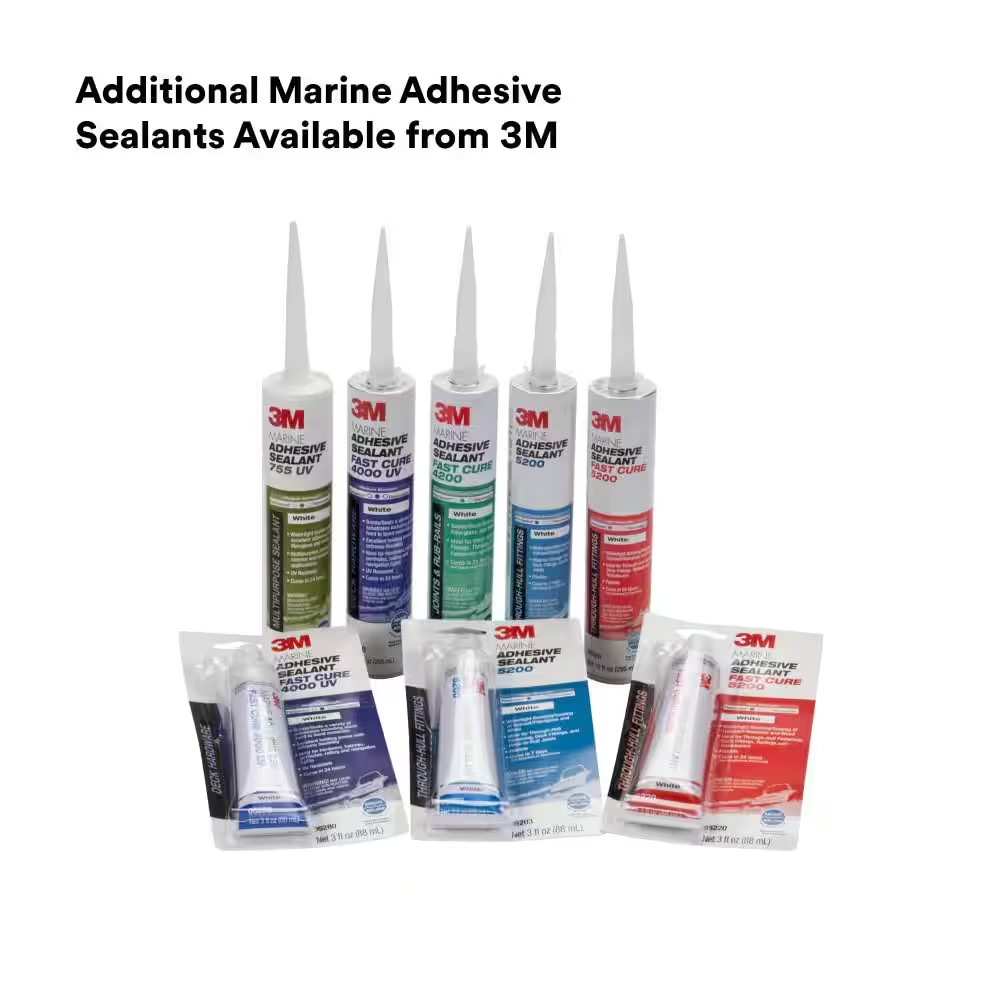 10 Oz. White 5200 Marine Adhesive Polyurethane Sealant
