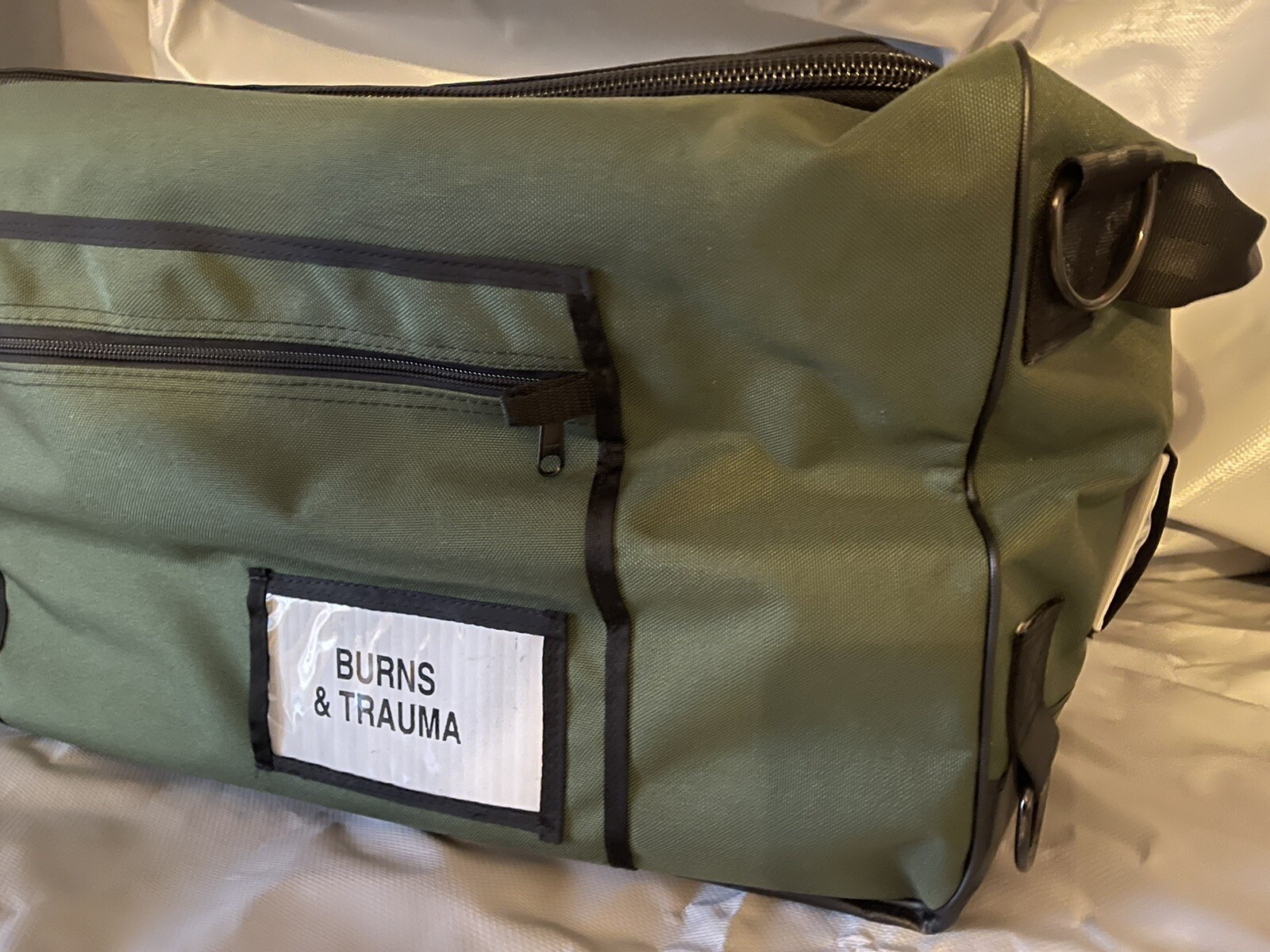 IRON DUCK 44600 OR Trauma Bag,Green 22 x13 ish EMS, Medic, EMT, Ambulance,  