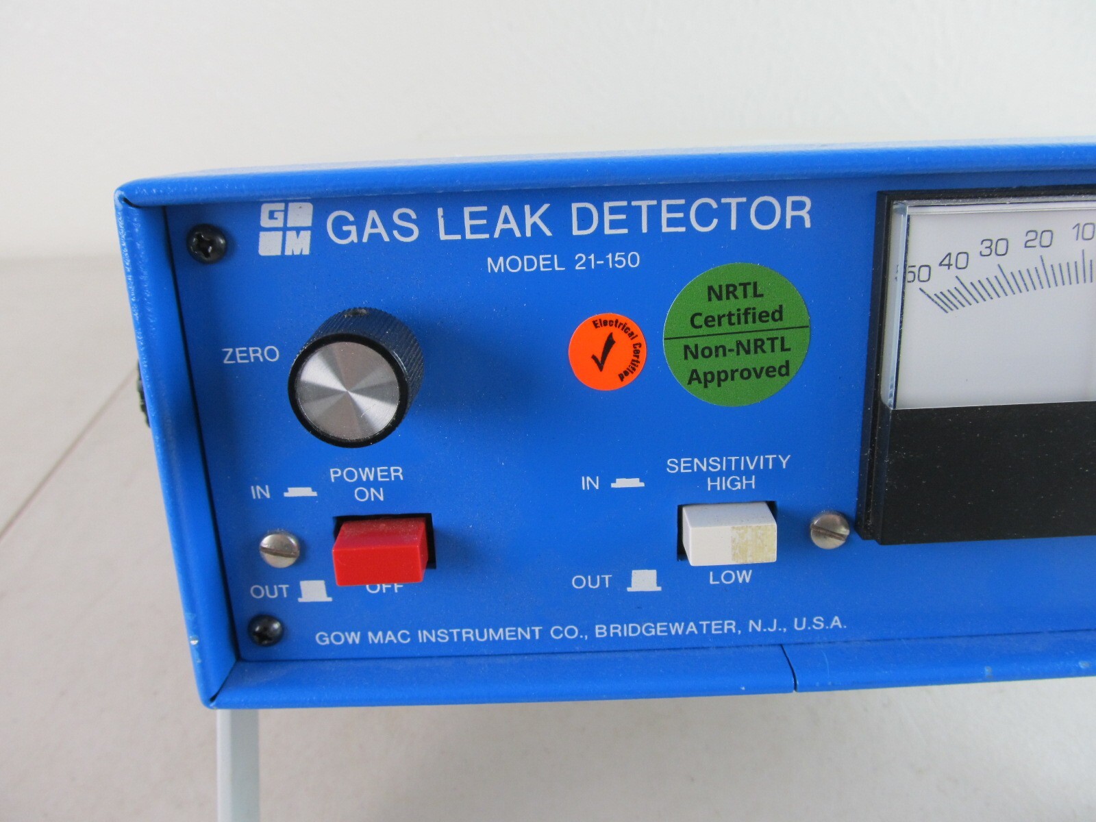GOW-MAC INSTRUMENTS GAS LEAK DETECTOR 21-150