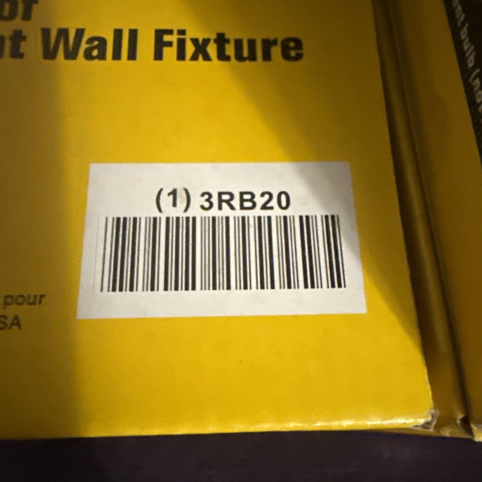 LumaPro 100 W Waterproof Incandescent Wall Fixture ￼3RB20 New Sold Individually