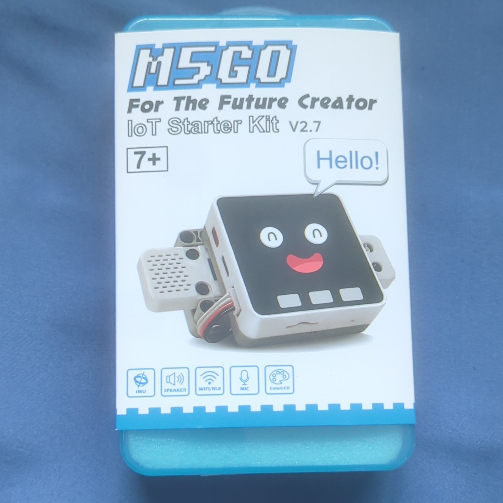 M5Stack MSGO IoT Starter Kit V2.7 ESP32 WiFi/BLE IMU Mic Speaker Color LCD