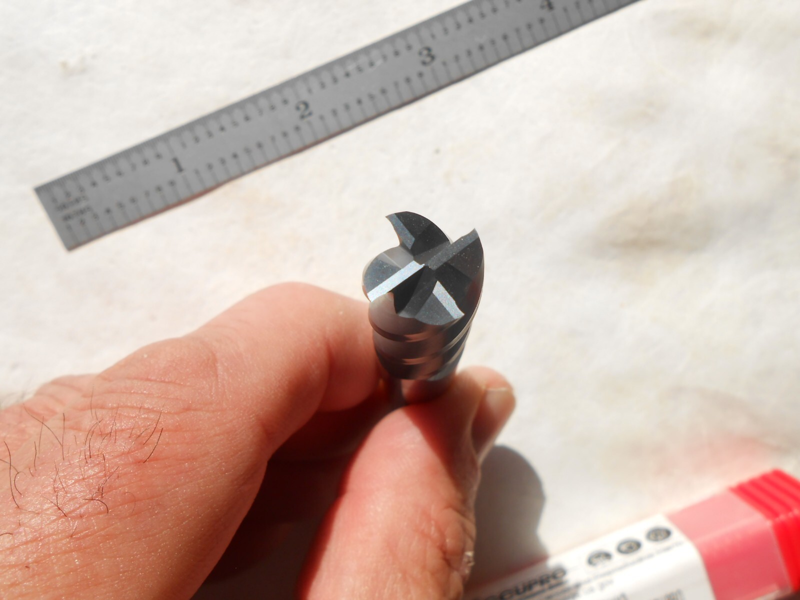NEW ACCUPRO USA HP 1/2″ DIA. X 1″ LOC X 3″ OAL C.C. 4FL. CARBIDE SQUARE ENDMILL