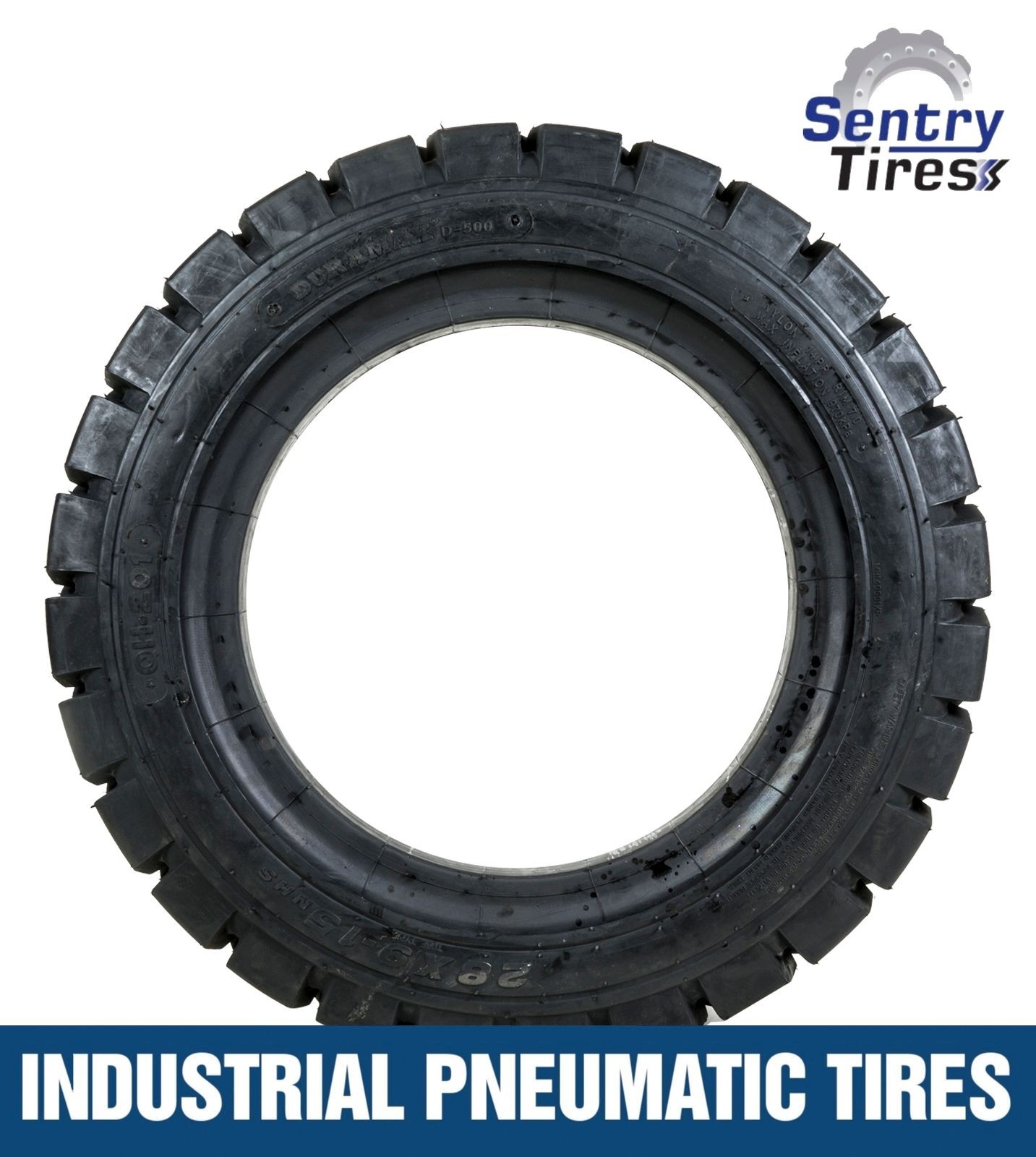 28×9-15 14 PR Duramax D-500 Forklift (1 tire+tube+flap)28x9x15 same as 815×15